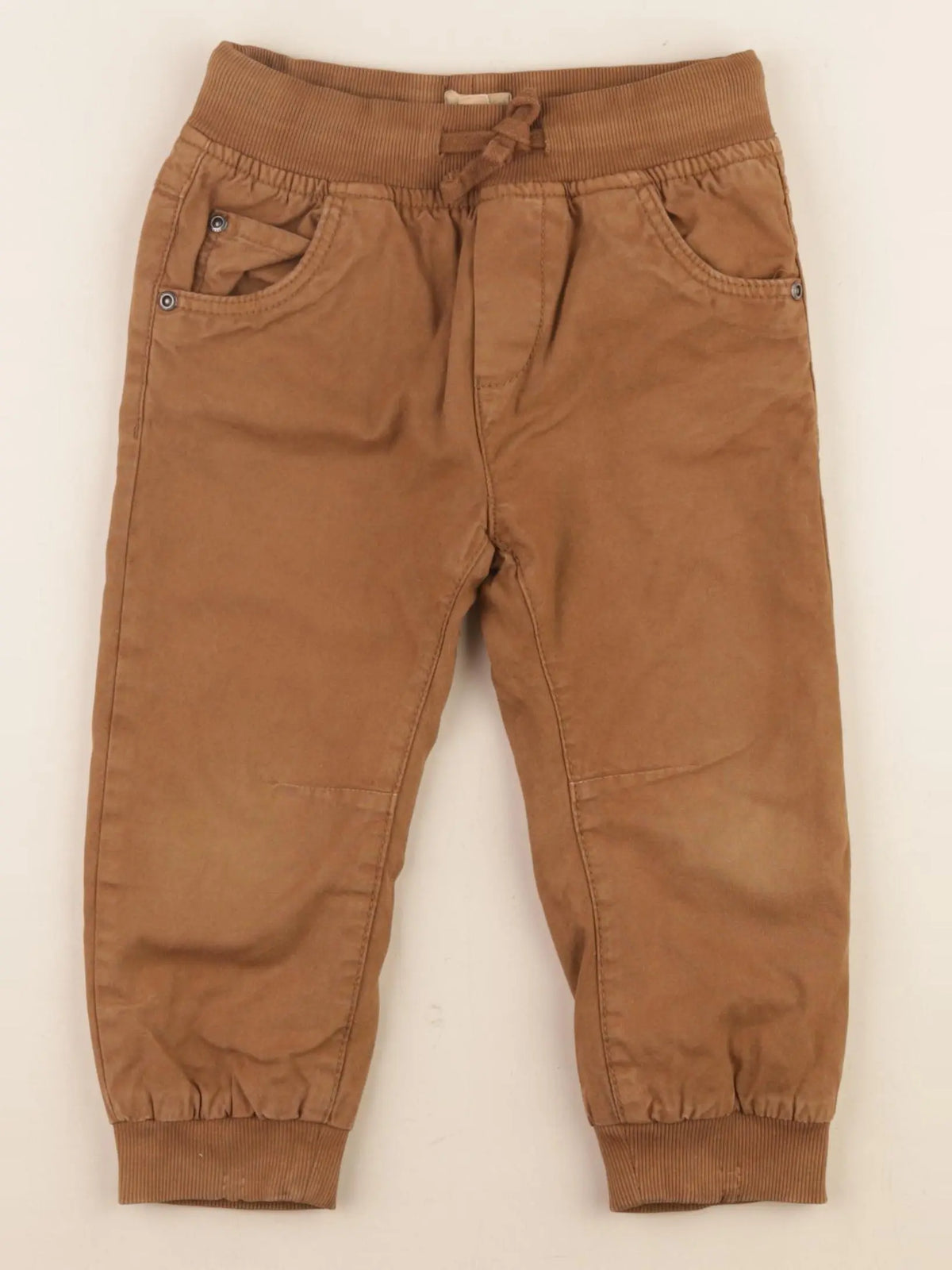Vertbaudet - pantalon doublé marron - 3 ans