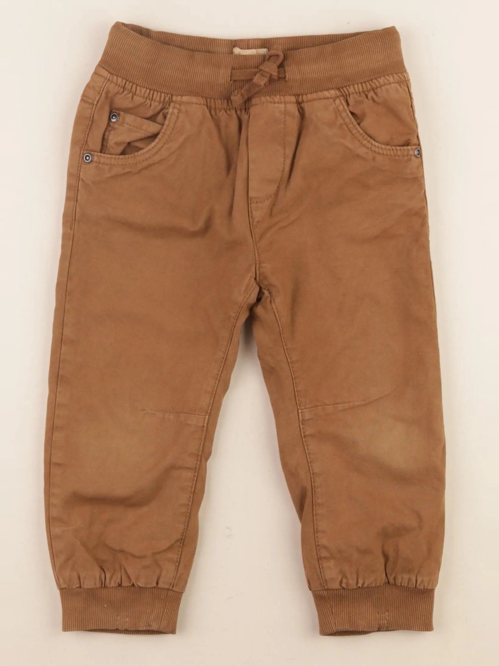 Vertbaudet - pantalon doublé marron - 3 ans