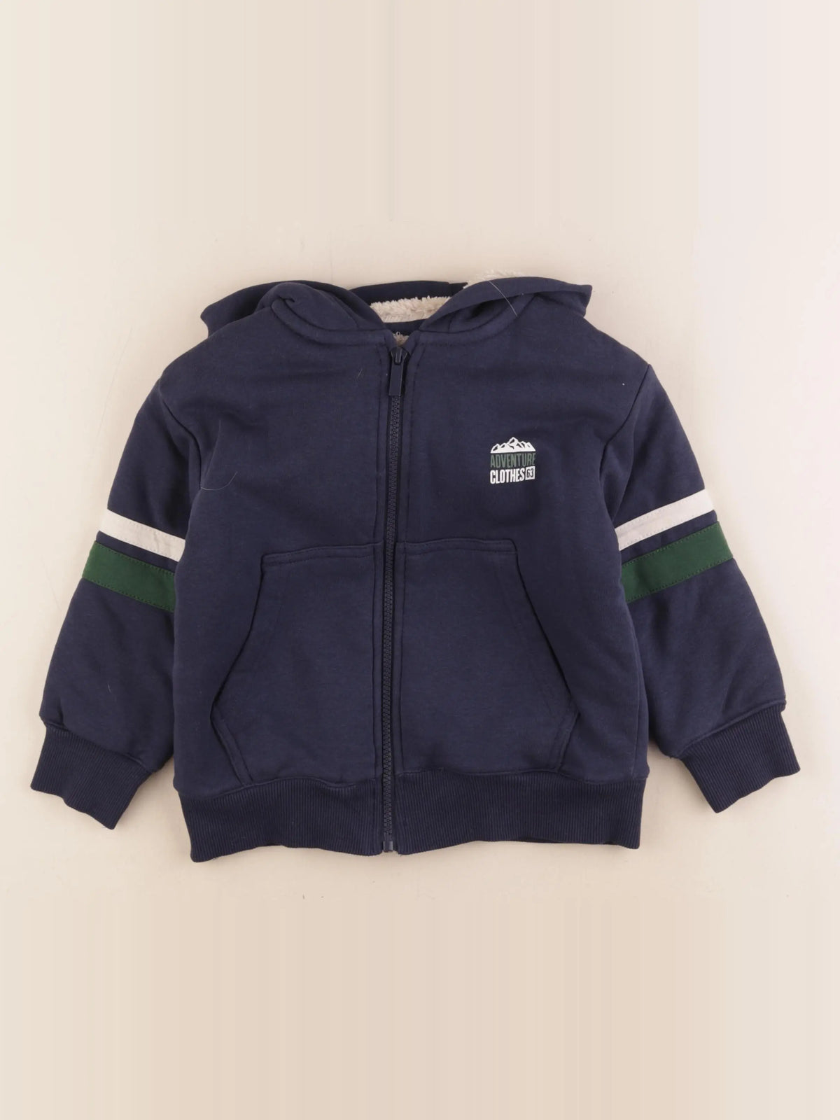 Vertbaudet - sweat bleu - 6 ans