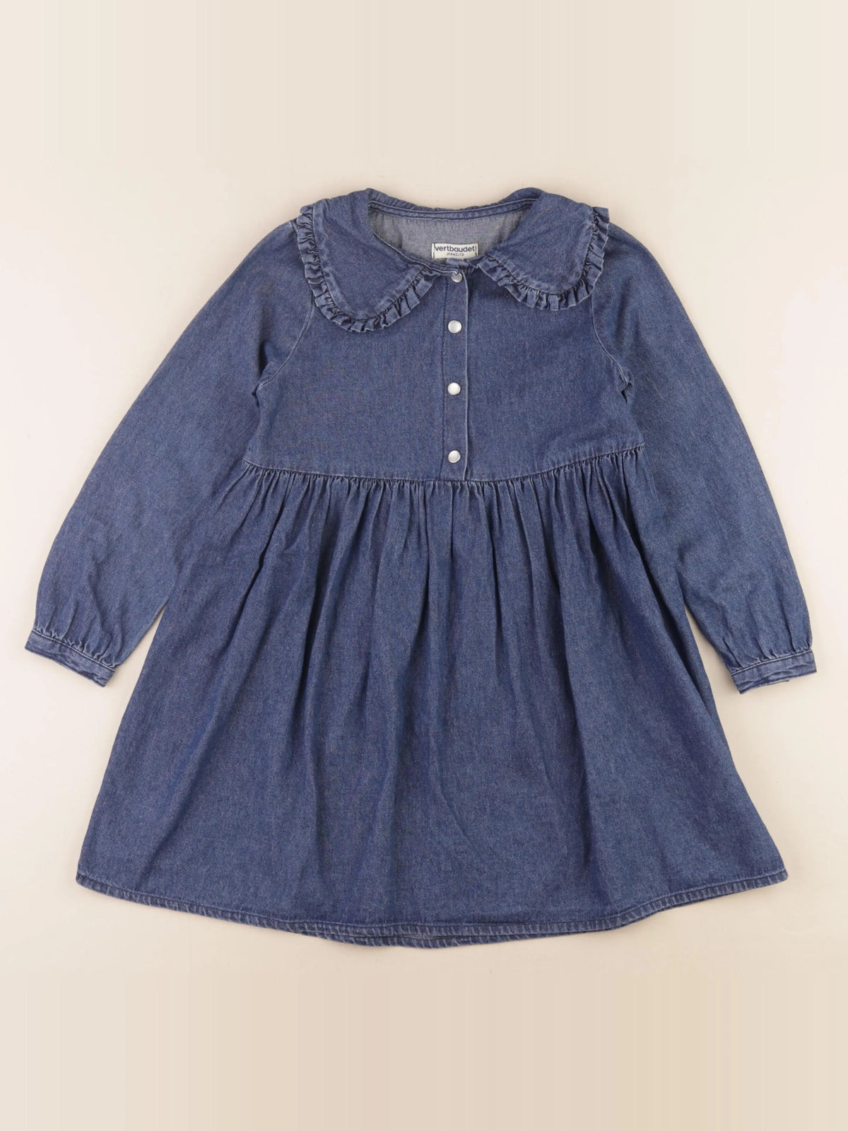 Vertbaudet - robe bleu - 7 ans
