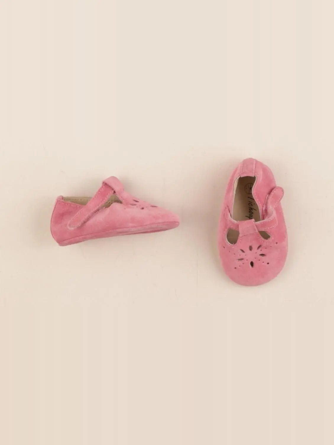 Tichoups - chaussons rose - pointure 16/17