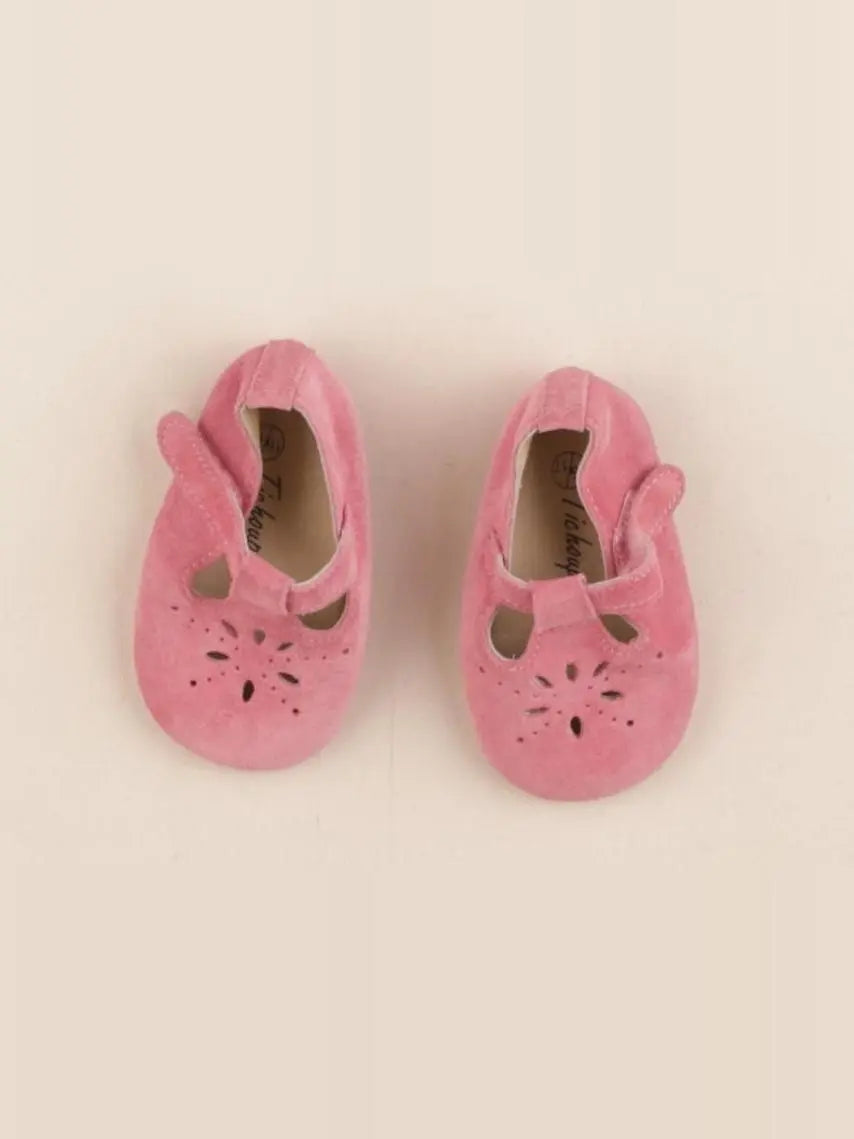 Tichoups - chaussons rose - pointure 16/17
