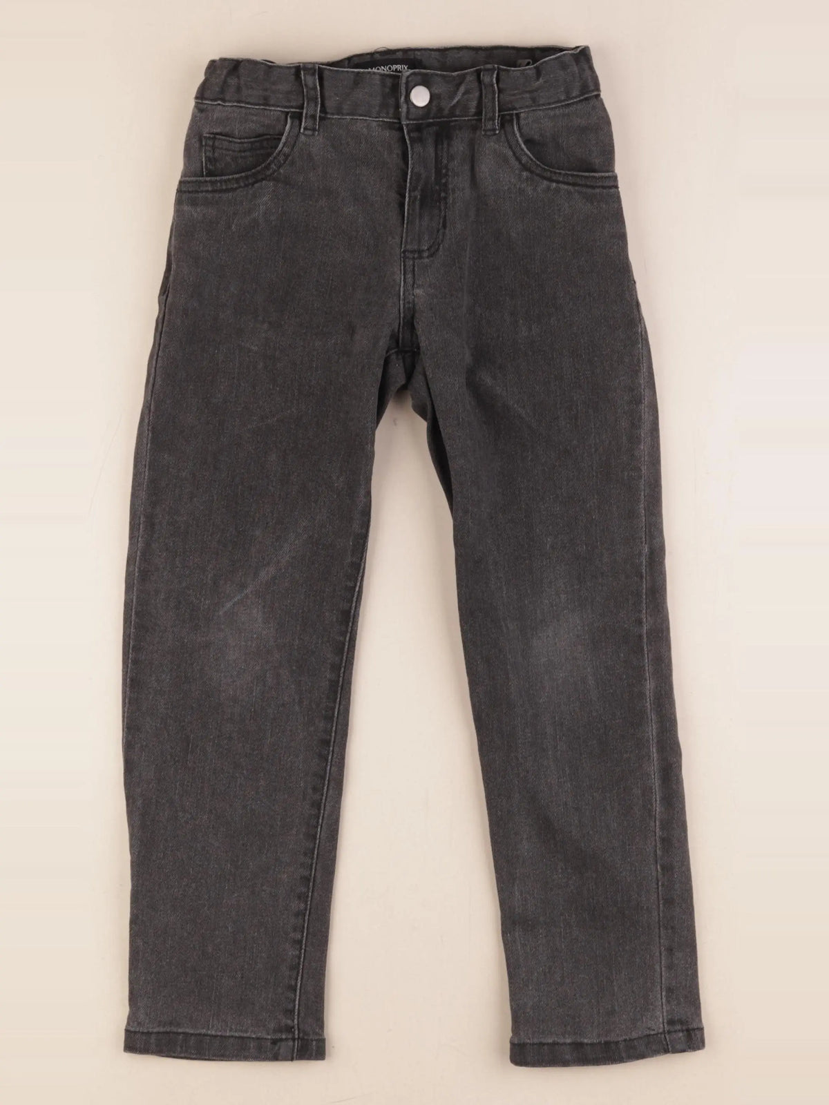 Monoprix - jean noir - 6 ans