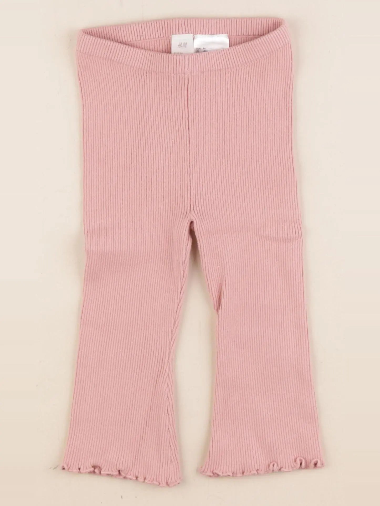 H&M - legging rose - 12/18 mois