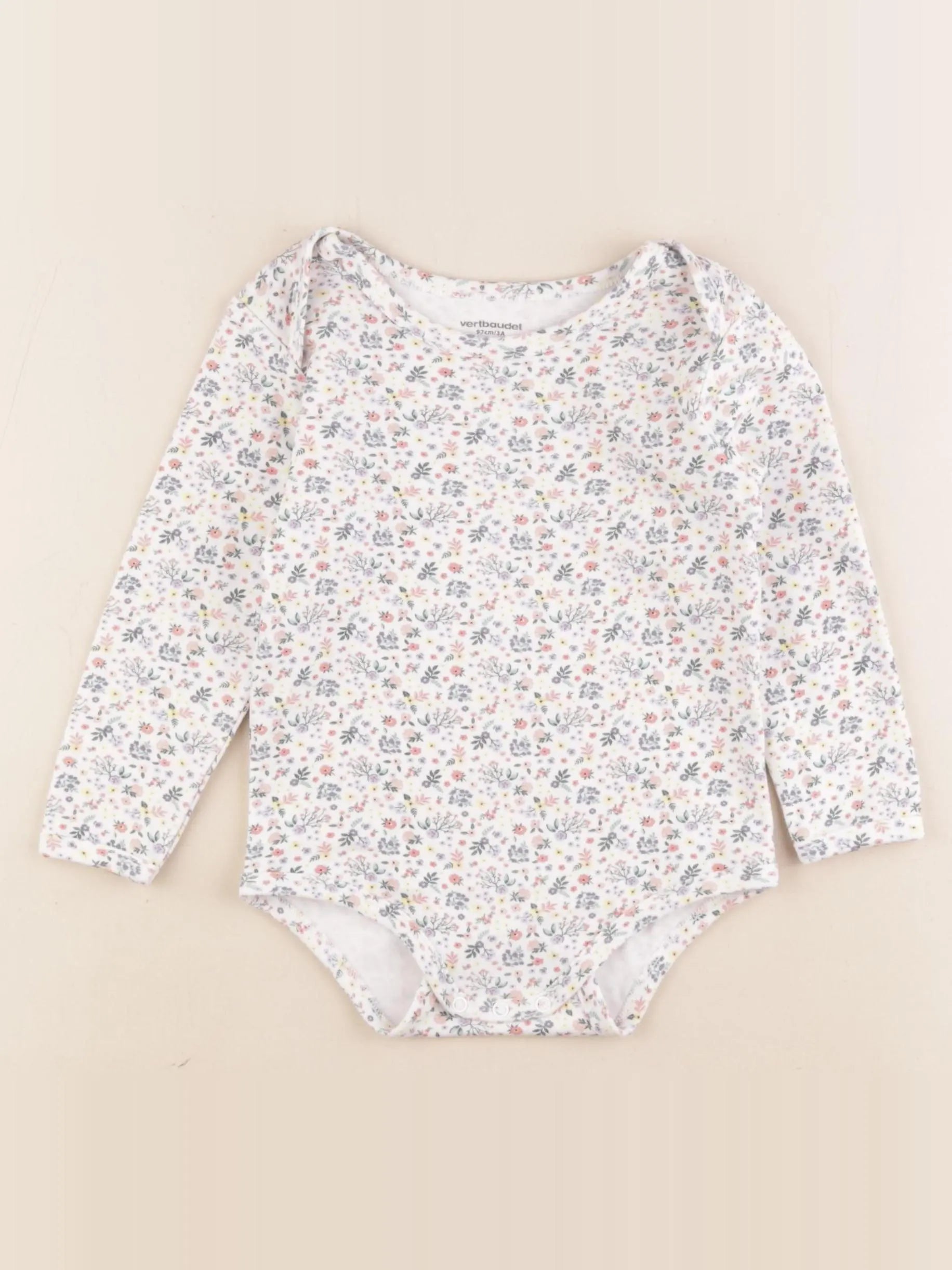 Vertbaudet - body multicolore - 3 ans