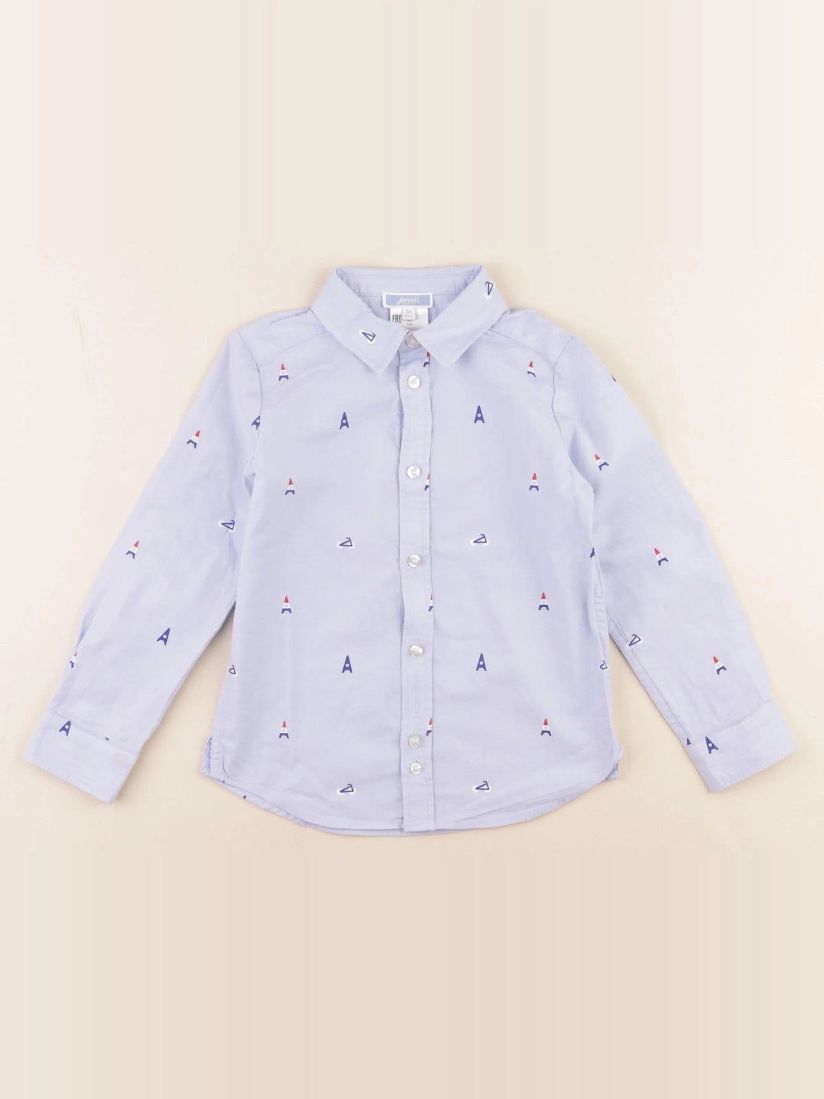 Jacadi - chemise bleu - 5 ans