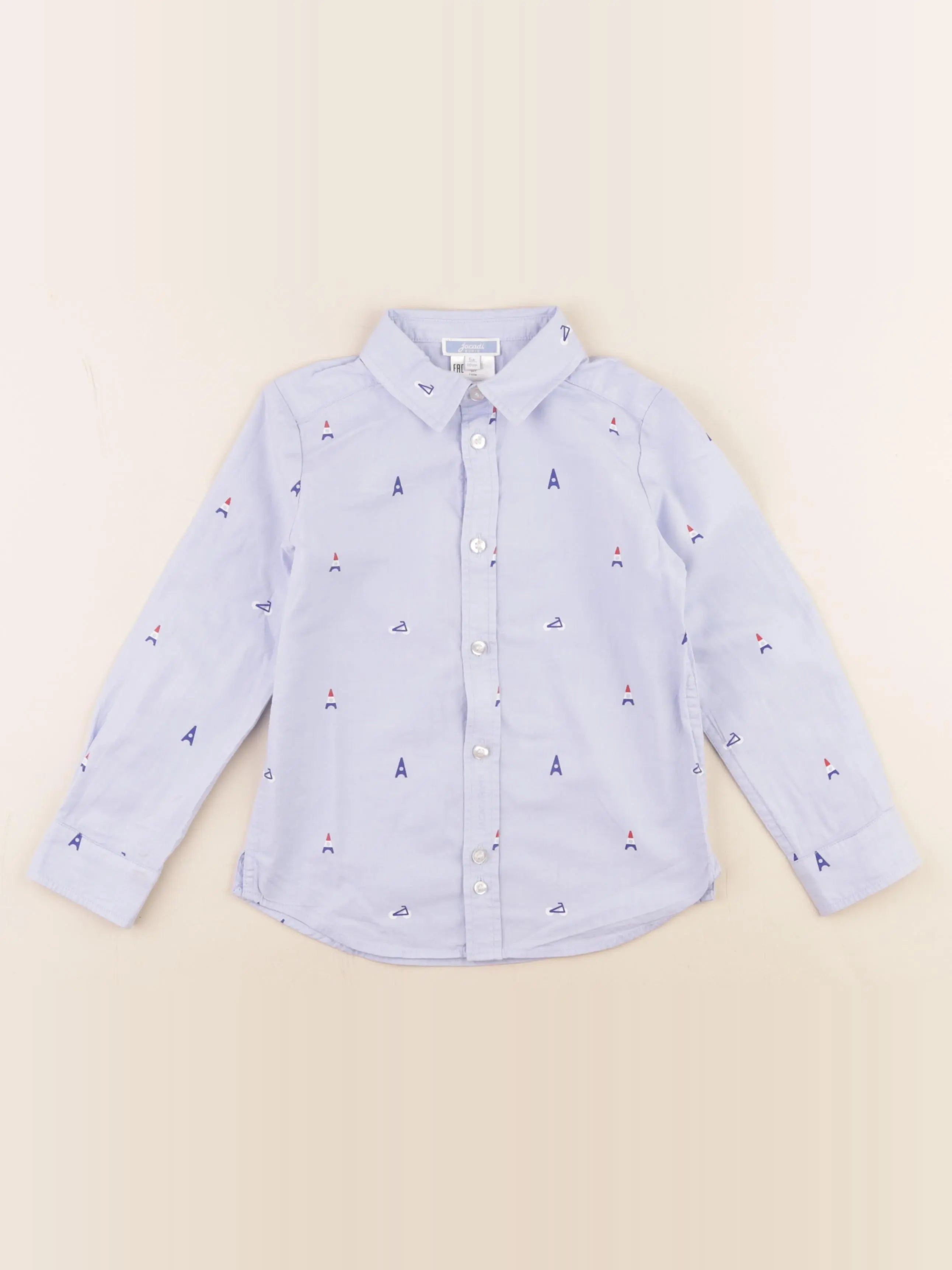 Jacadi - chemise bleu - 5 ans