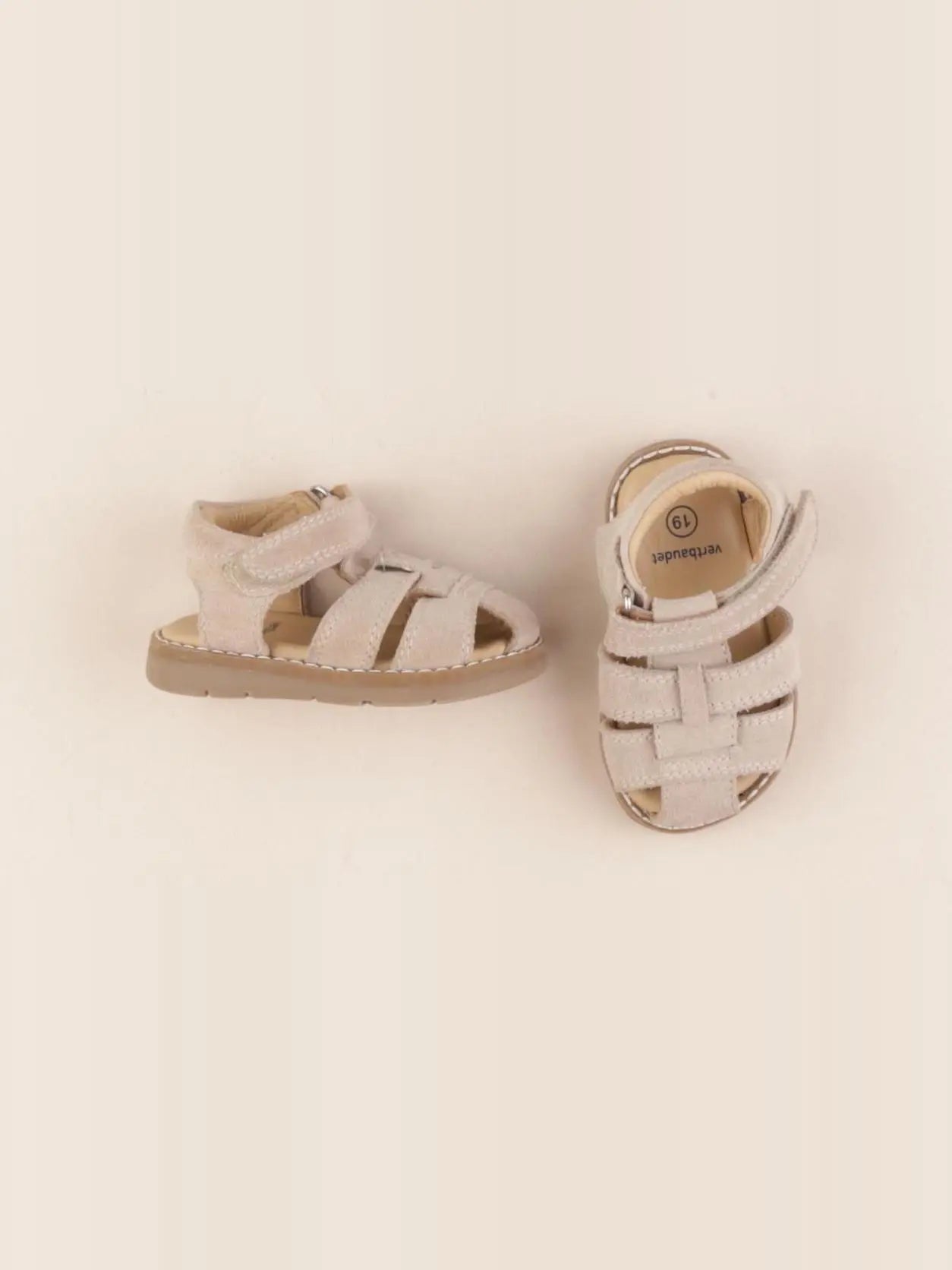Vertbaudet - sandales beige - pointure 19