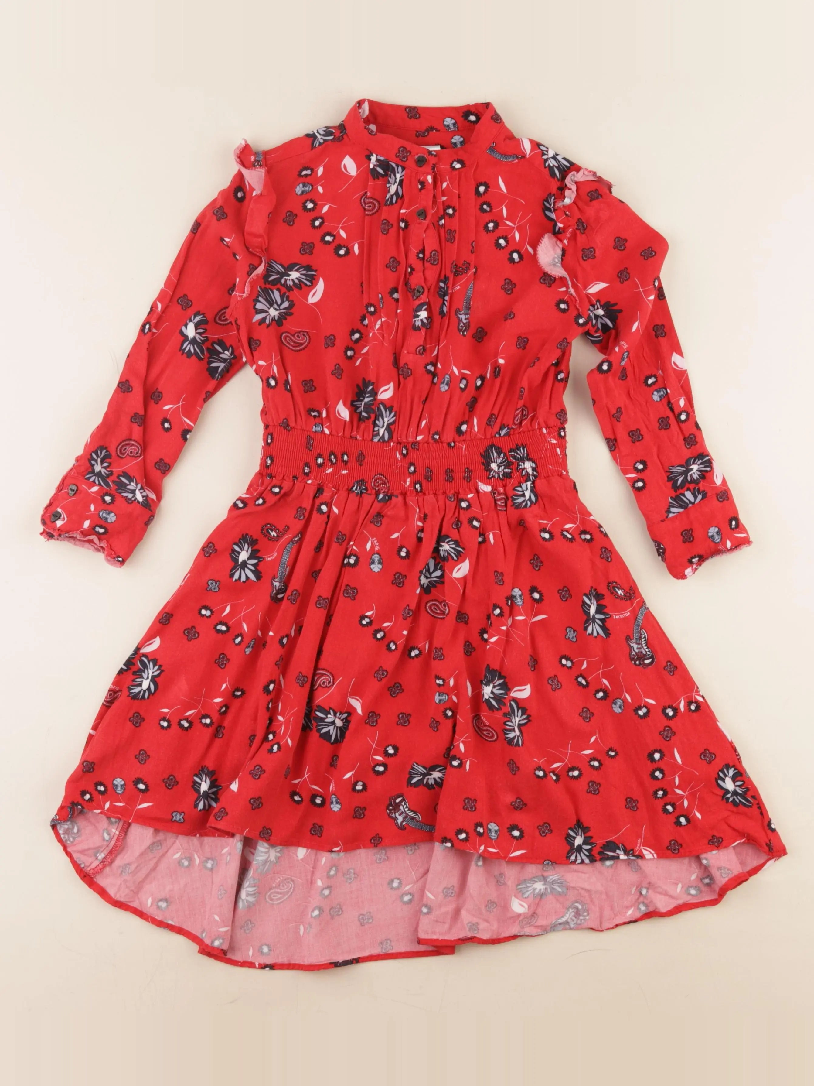 Zadig & Voltaire - robe rouge - 6 ans