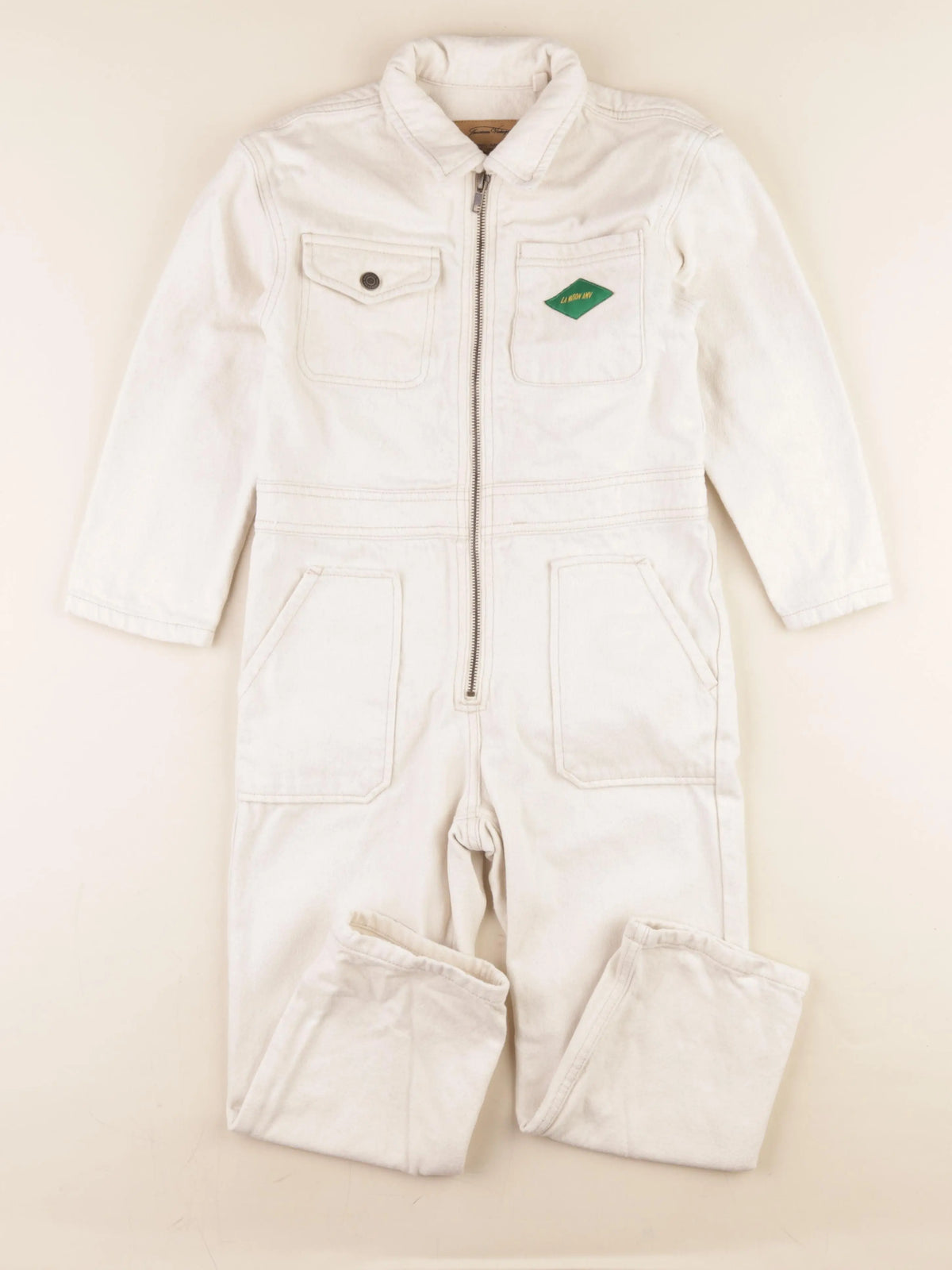 American Vintage - combinaison beige - 7 ans