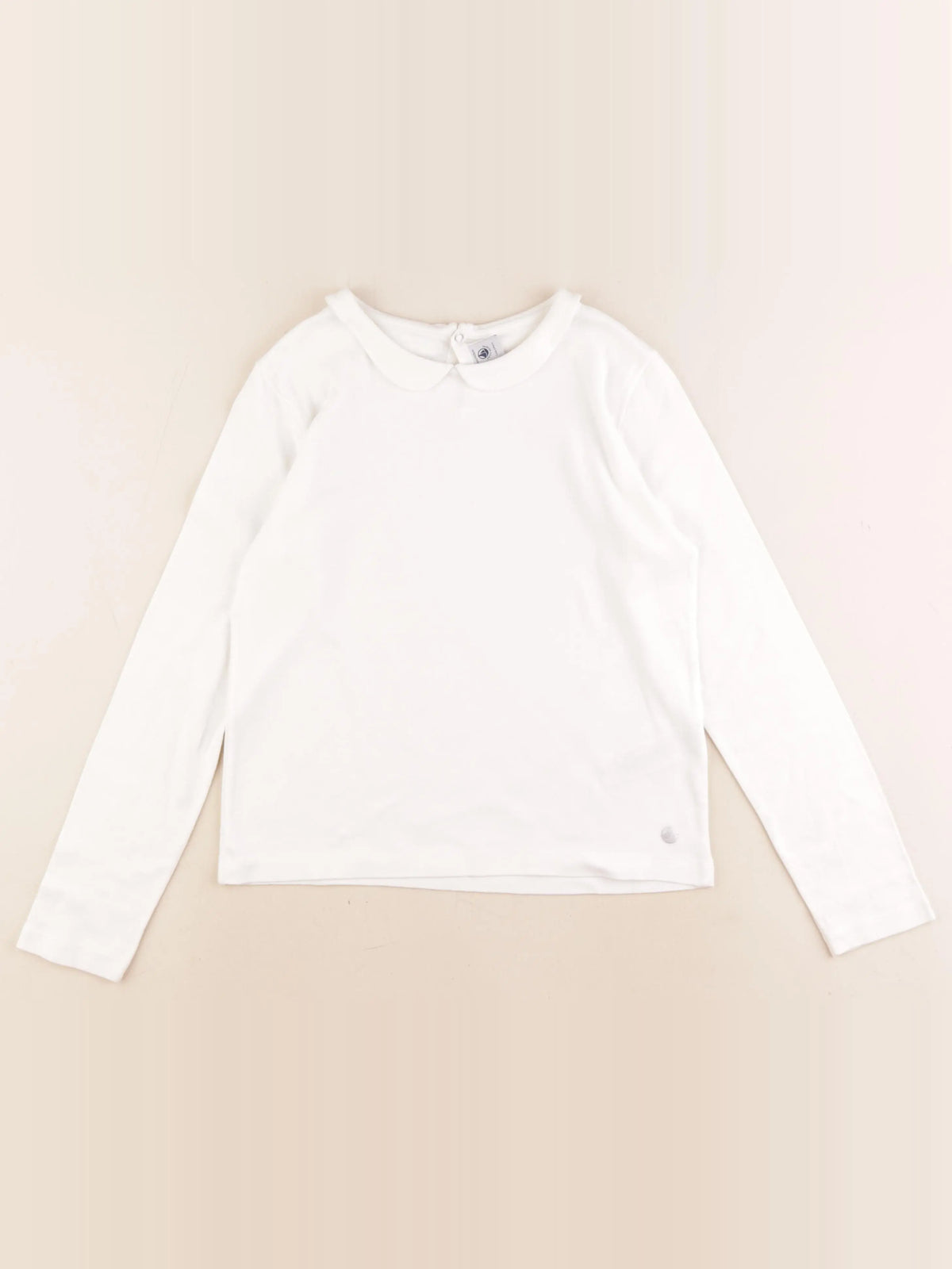 Petit Bateau - tee-shirt blanc - 10 ans