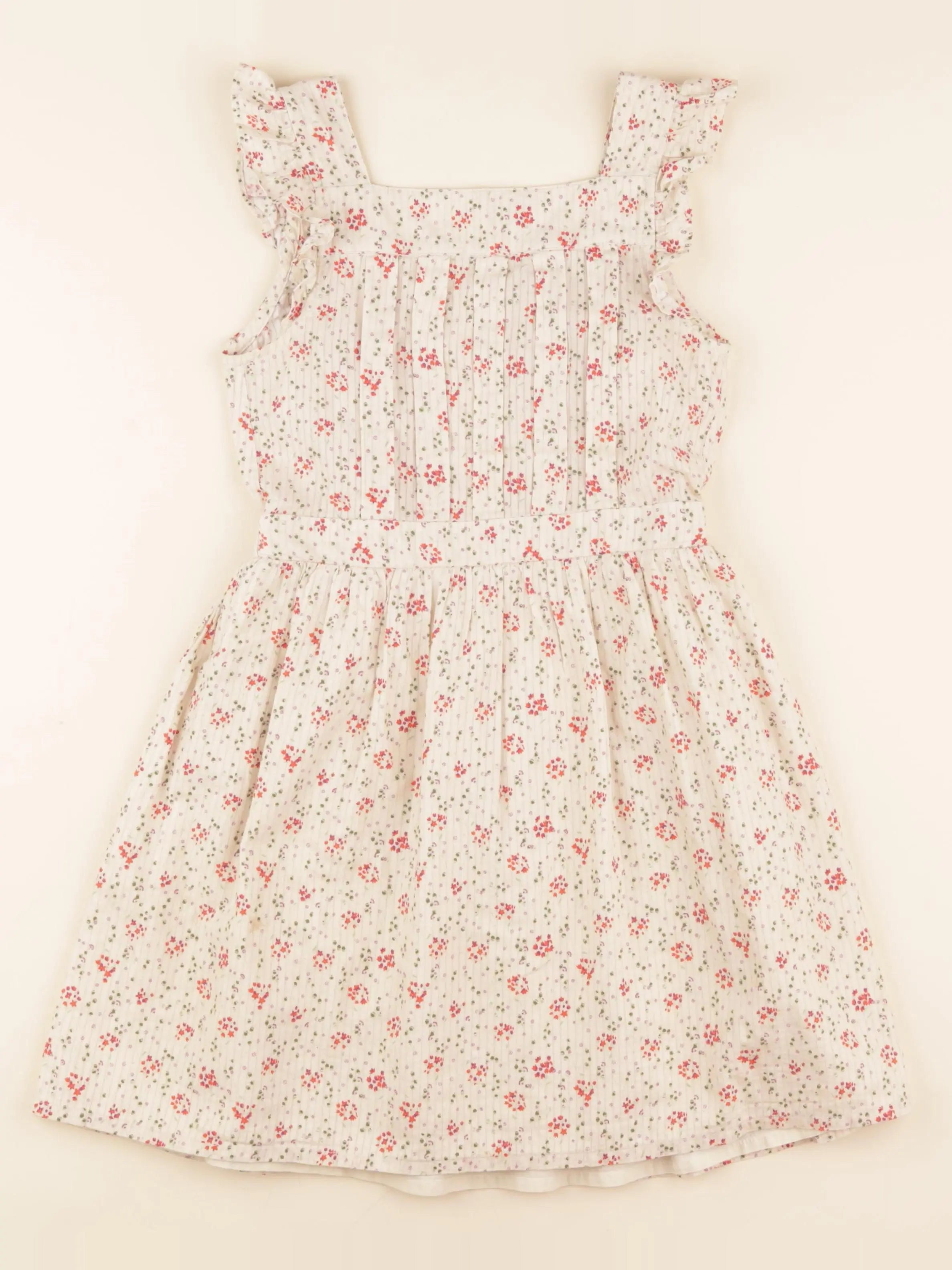 Cyrillus - robe beige - 8 ans