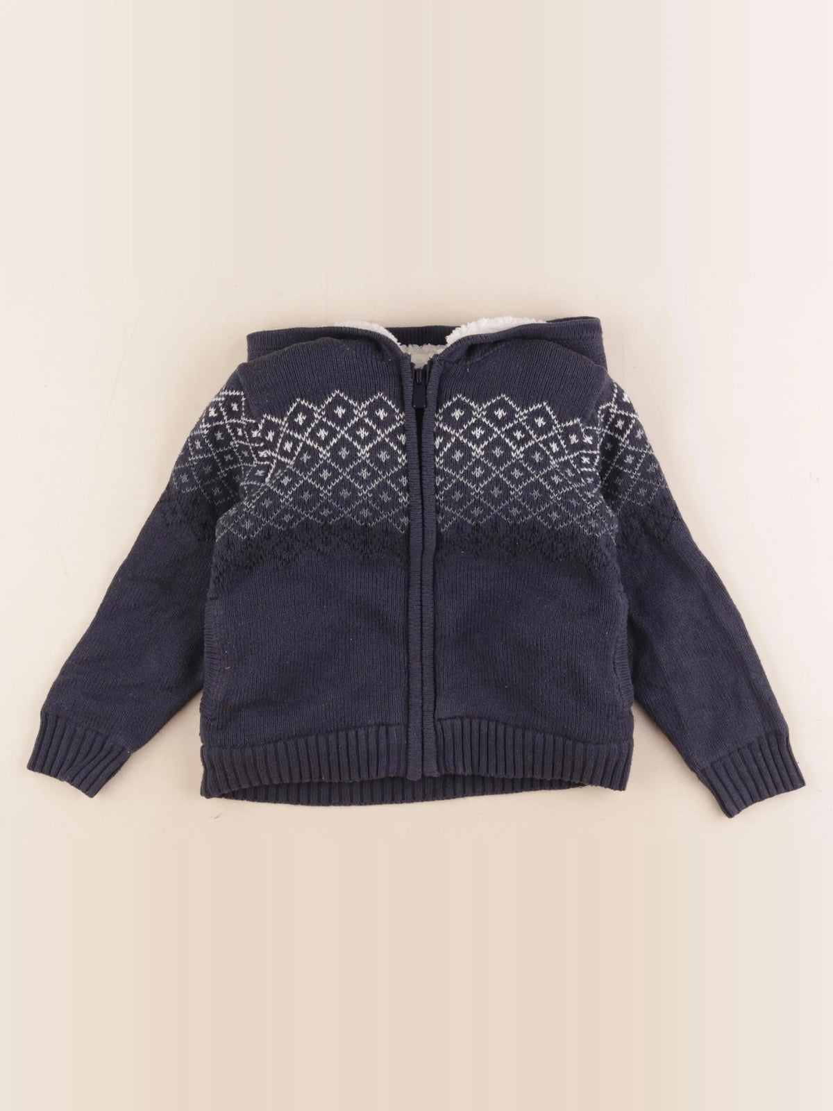 Vertbaudet - gilet bleu - 5 ans