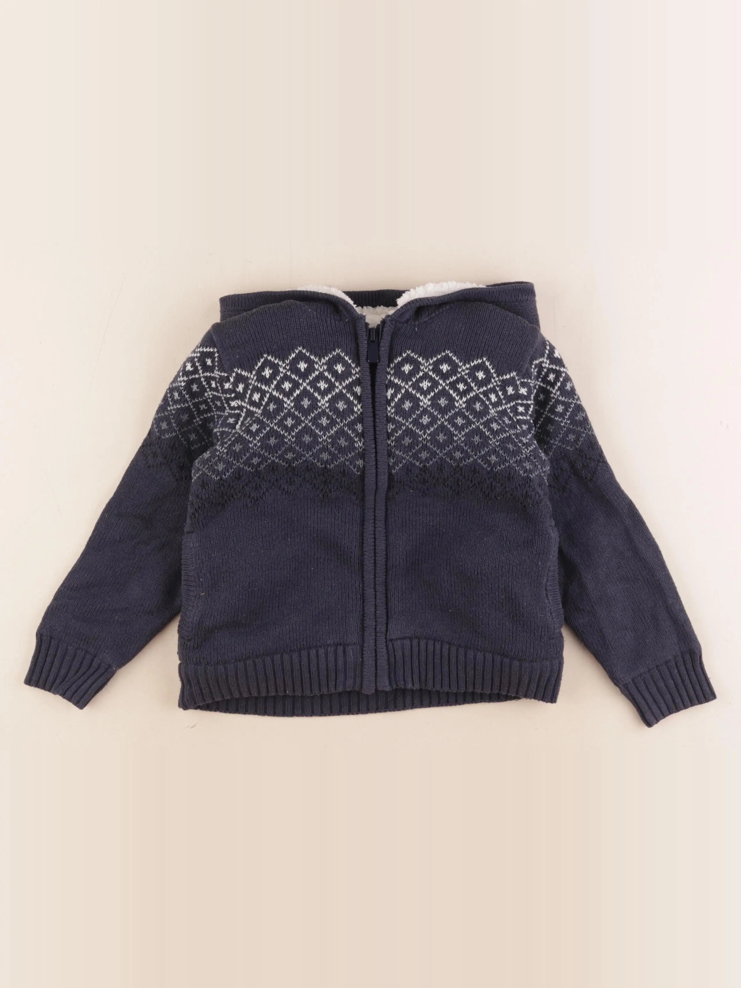 Vertbaudet - gilet bleu - 5 ans