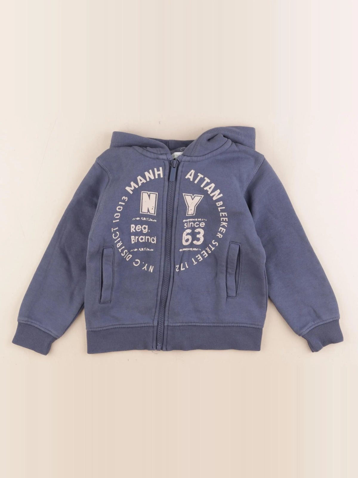 Vertbaudet - sweat bleu - 5 ans