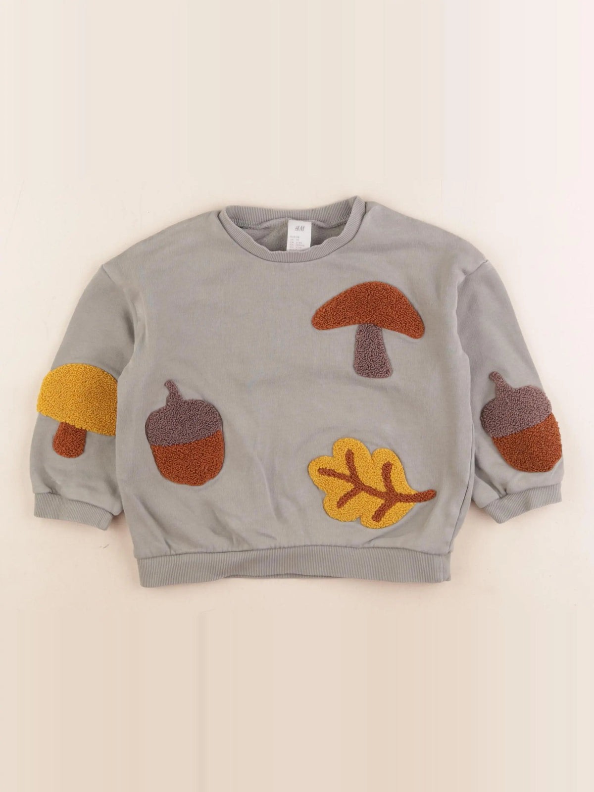 H&M - sweat vert - 2/3 ans