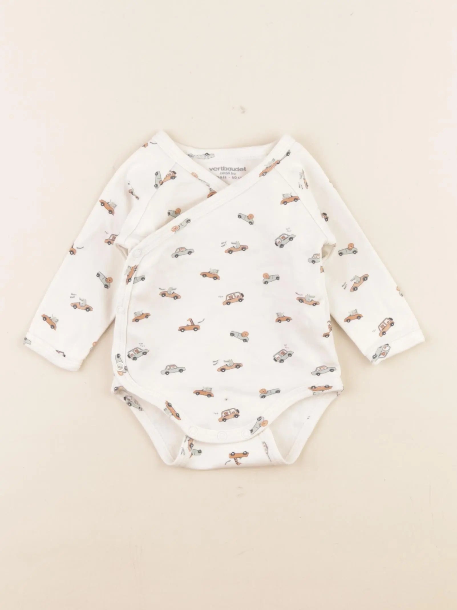 Vertbaudet - body multicolore - 3 mois