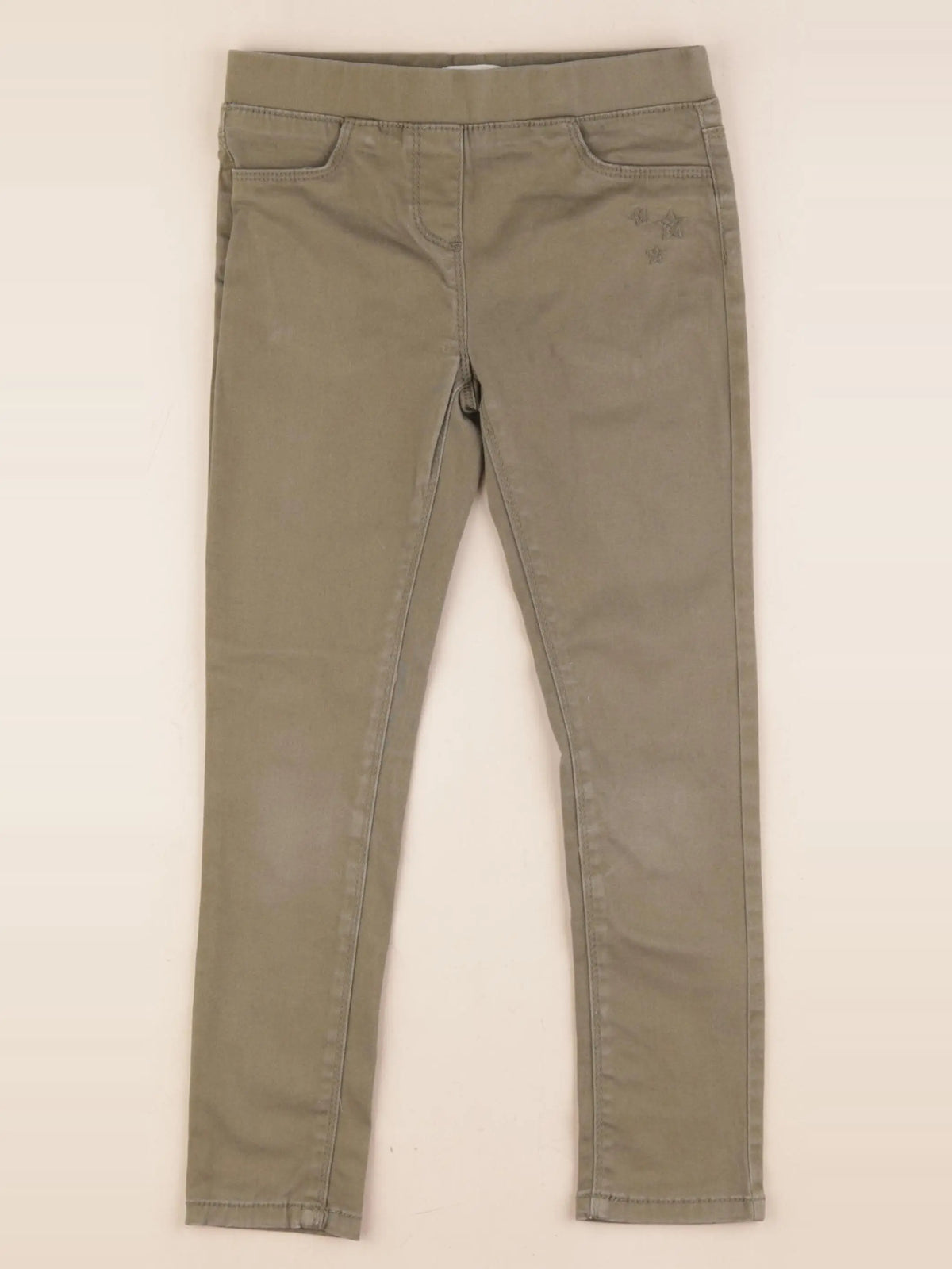 Vertbaudet - legging vert - 7 ans