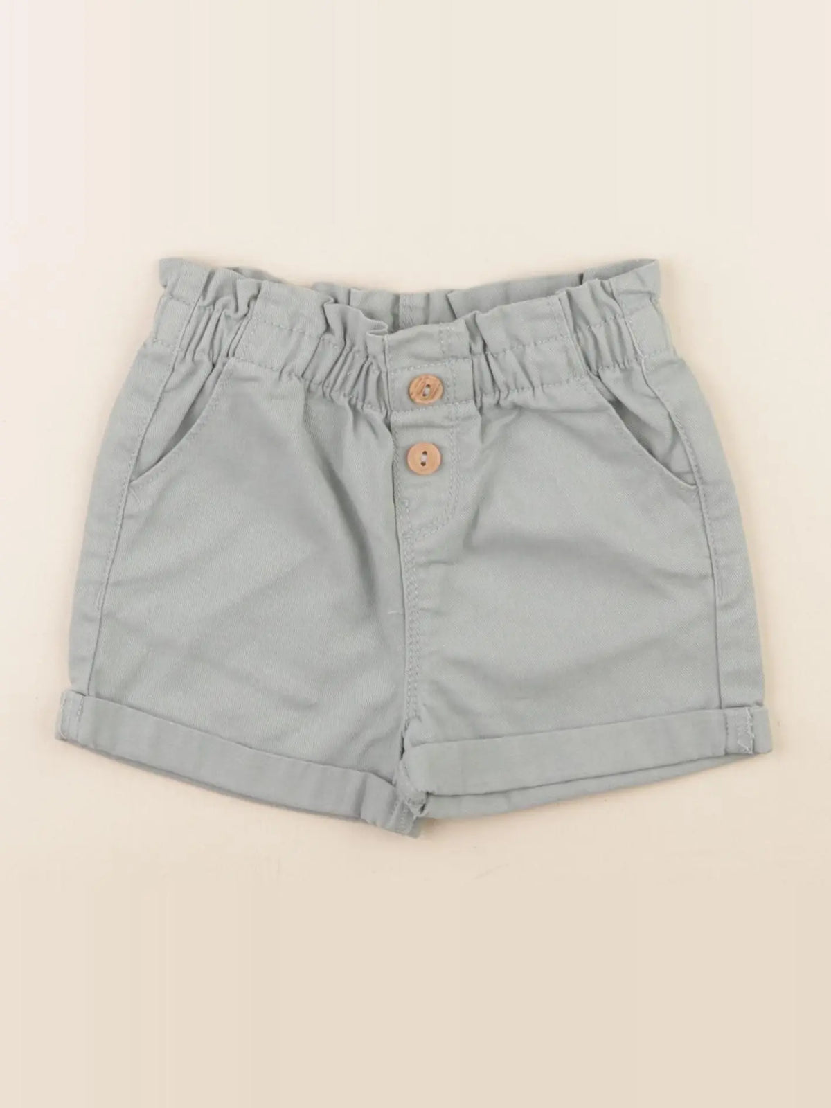 Vertbaudet - short vert - 18 mois