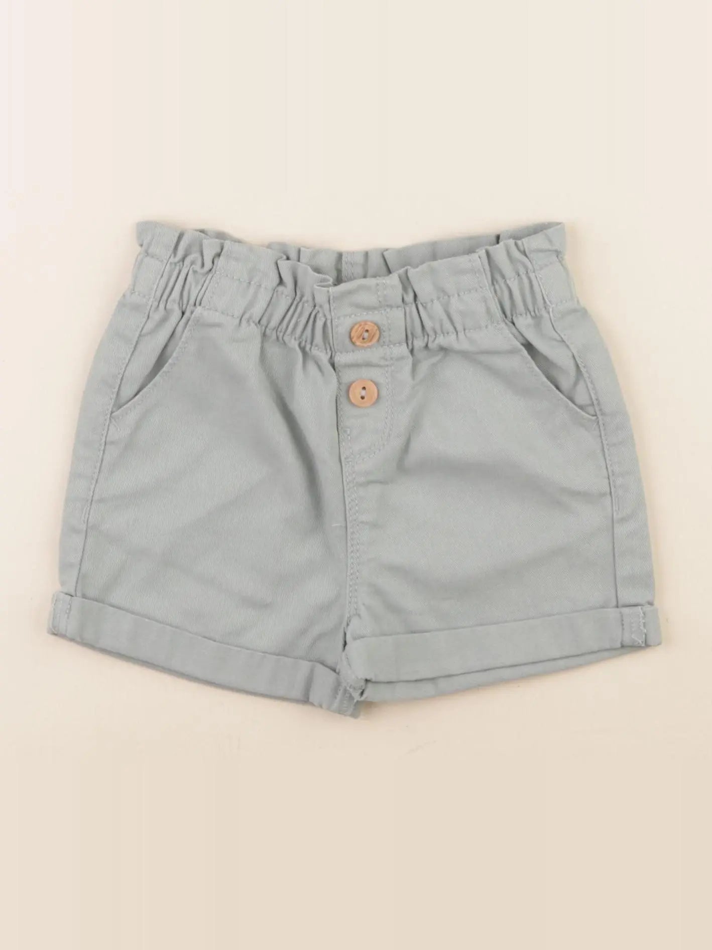 Vertbaudet - short vert - 18 mois
