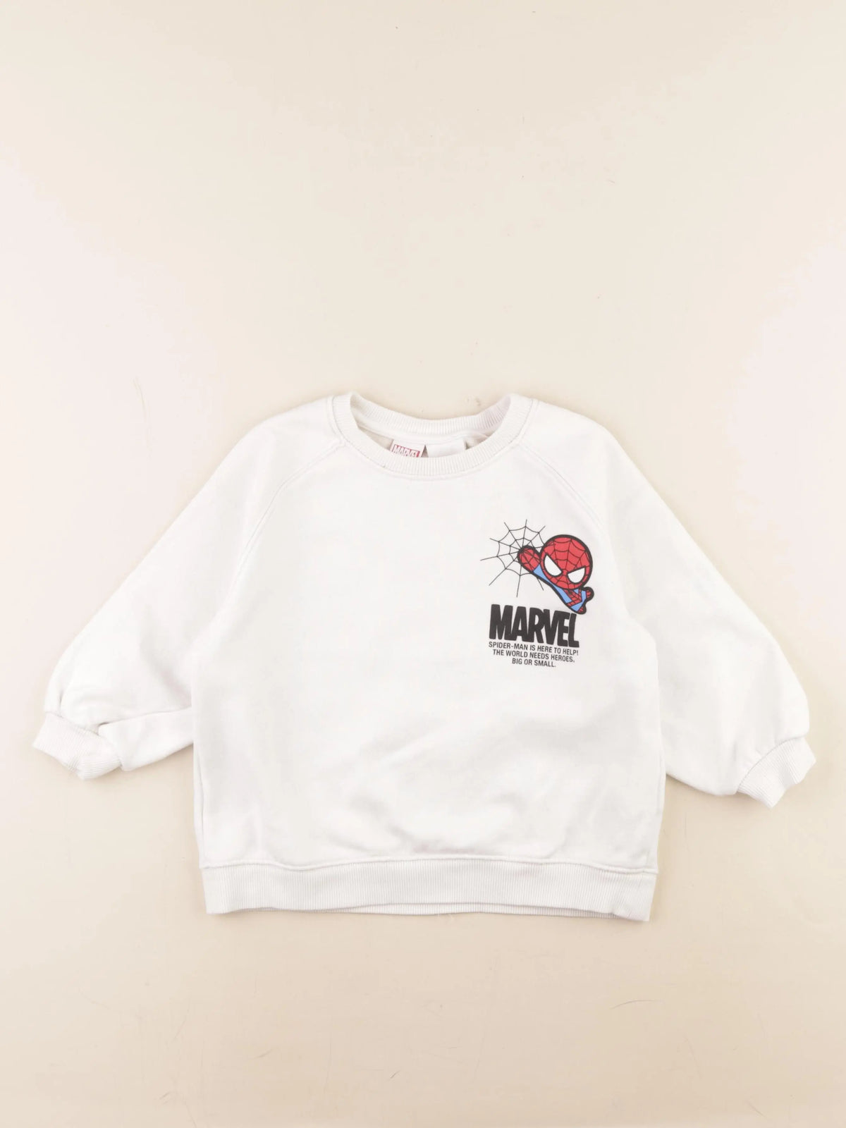 Zara - sweat blanc - 5 ans