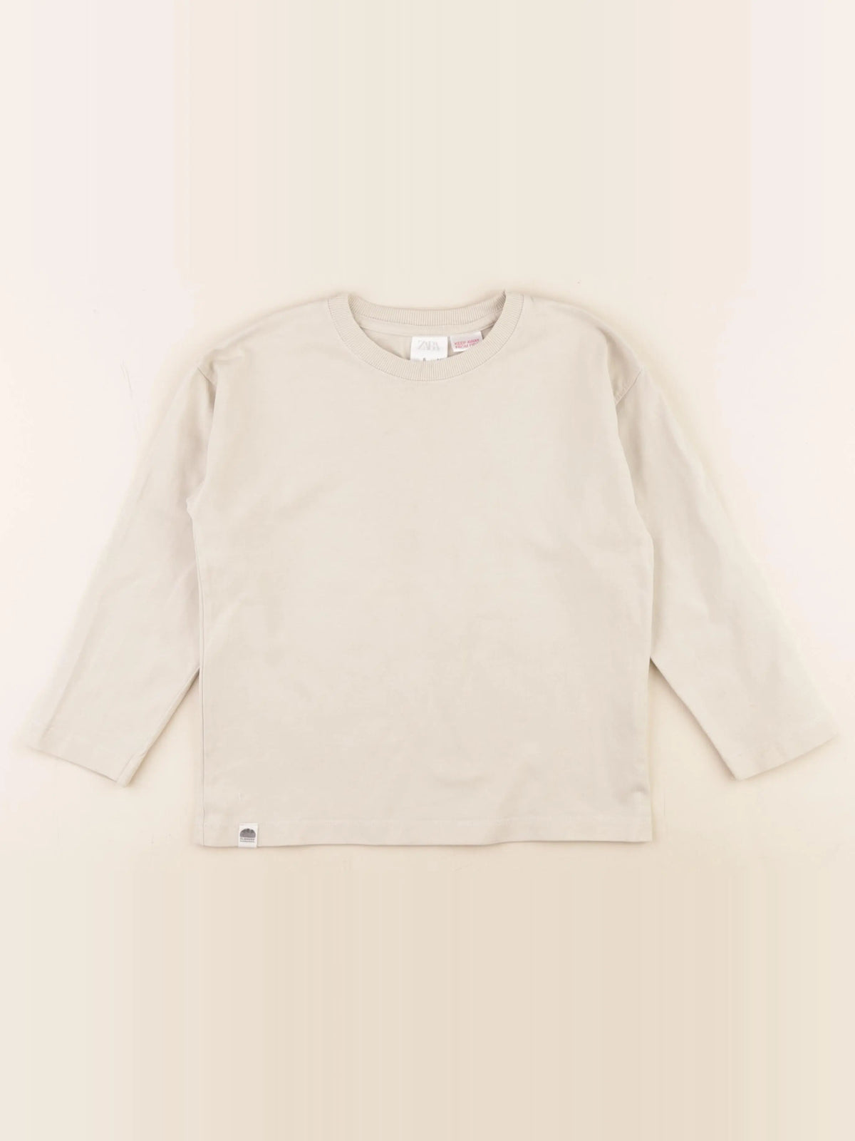 Zara - tee-shirt beige - 6 ans