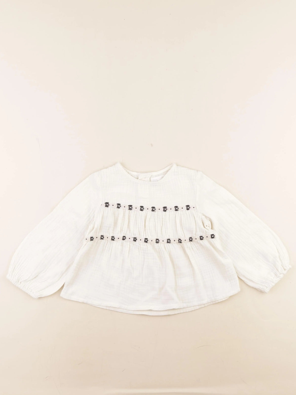 Zara - blouse blanc - 4 ans