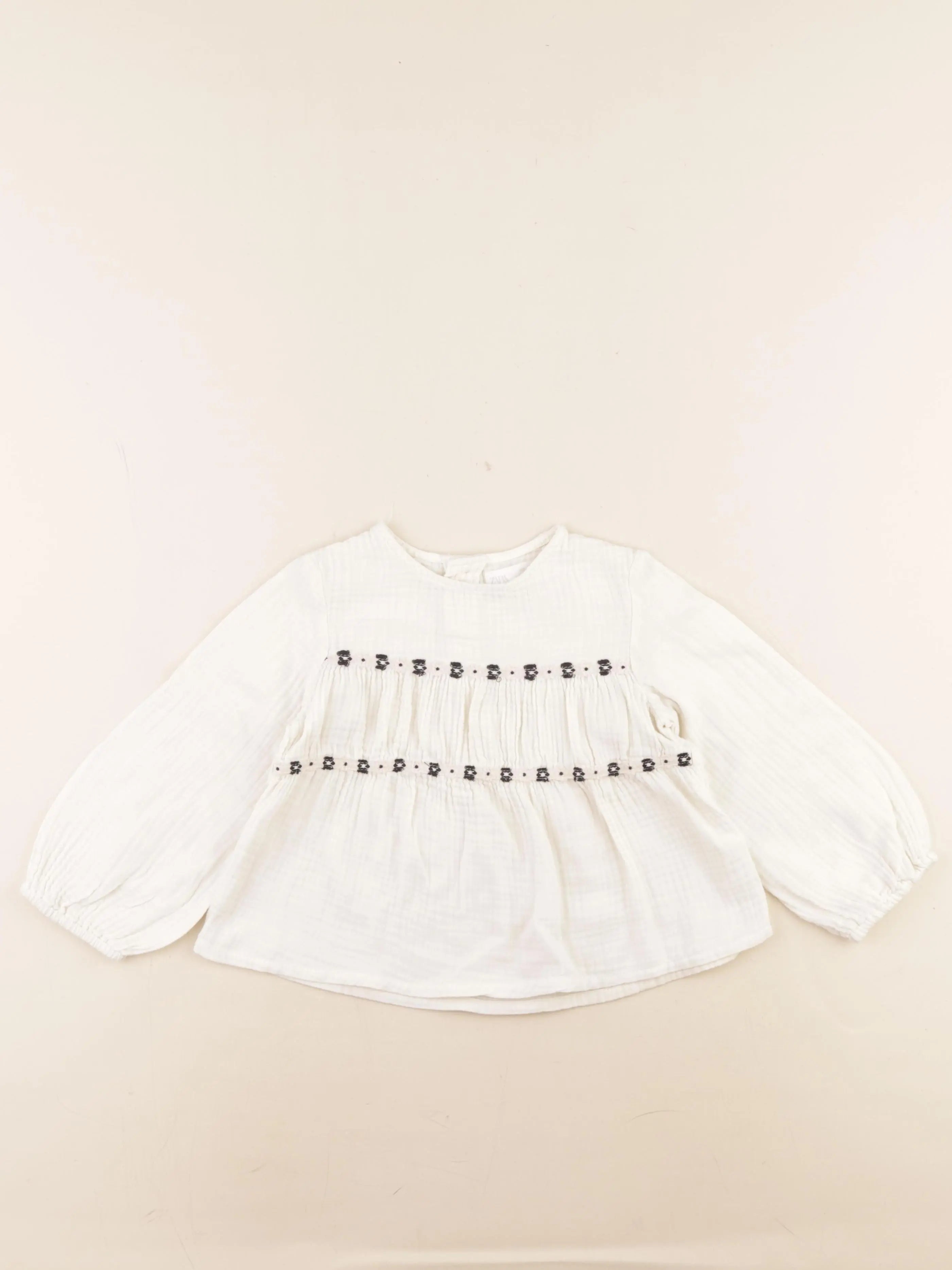 Zara - blouse blanc - 4 ans