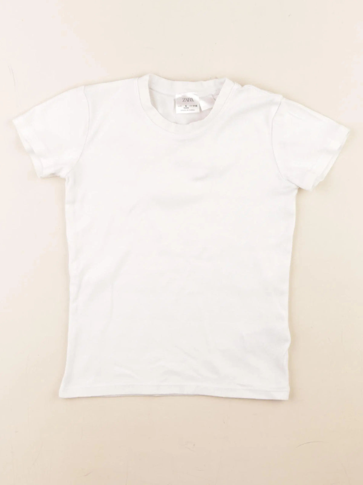 Zara - tee-shirt blanc - 6 ans