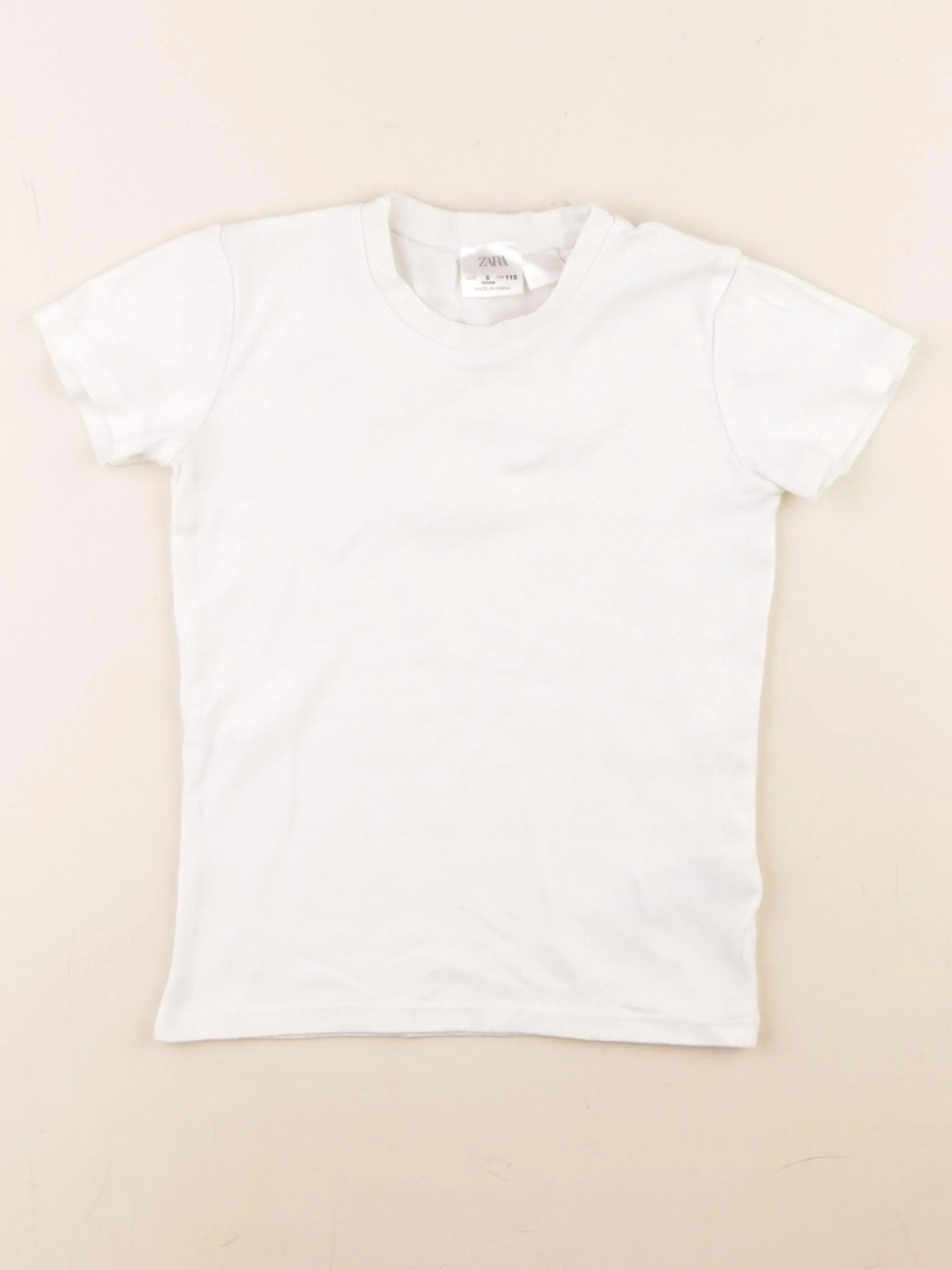 Zara - tee-shirt blanc - 6 ans
