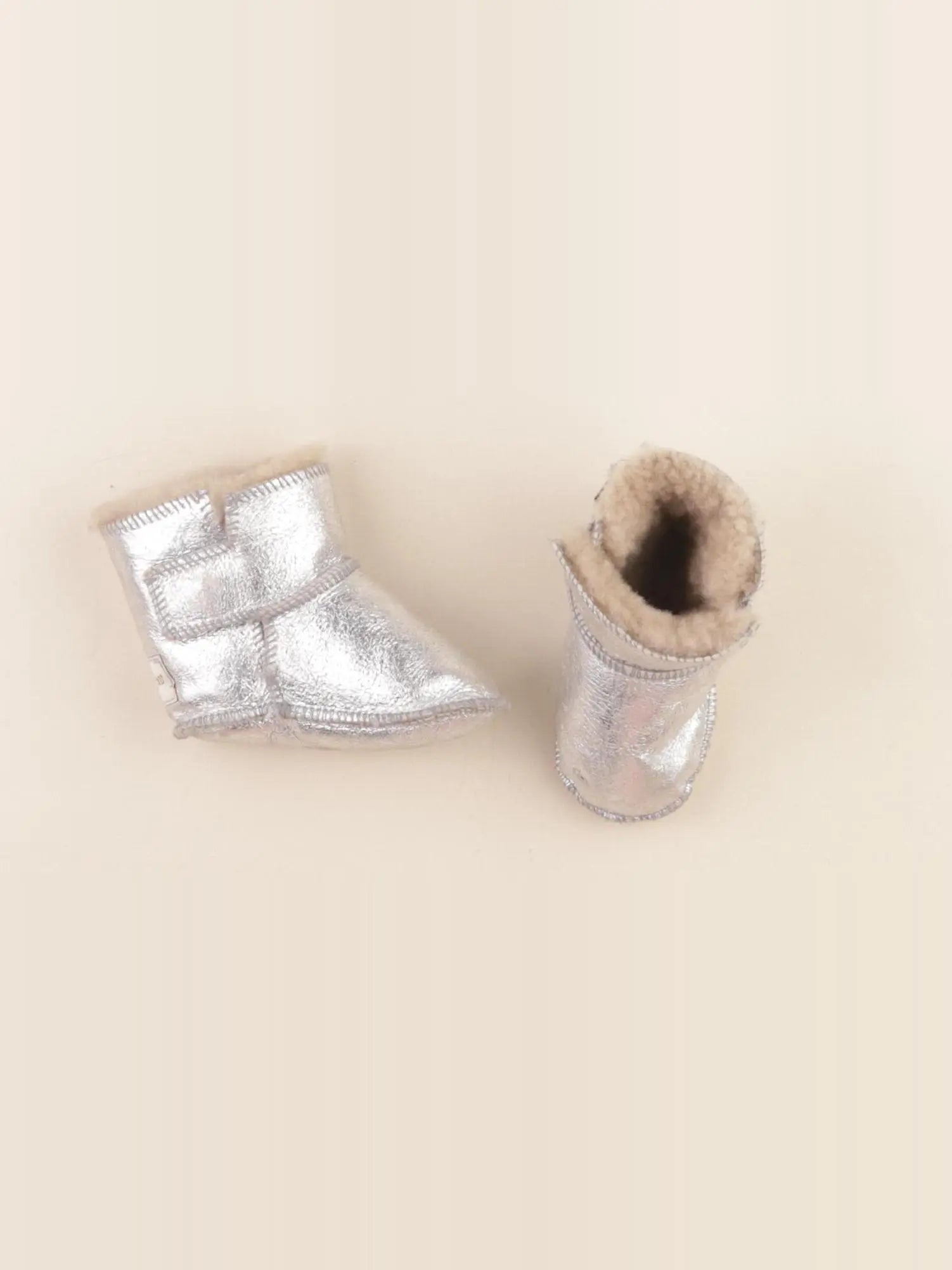 Sheperd - chaussons argent - pointure 20/21