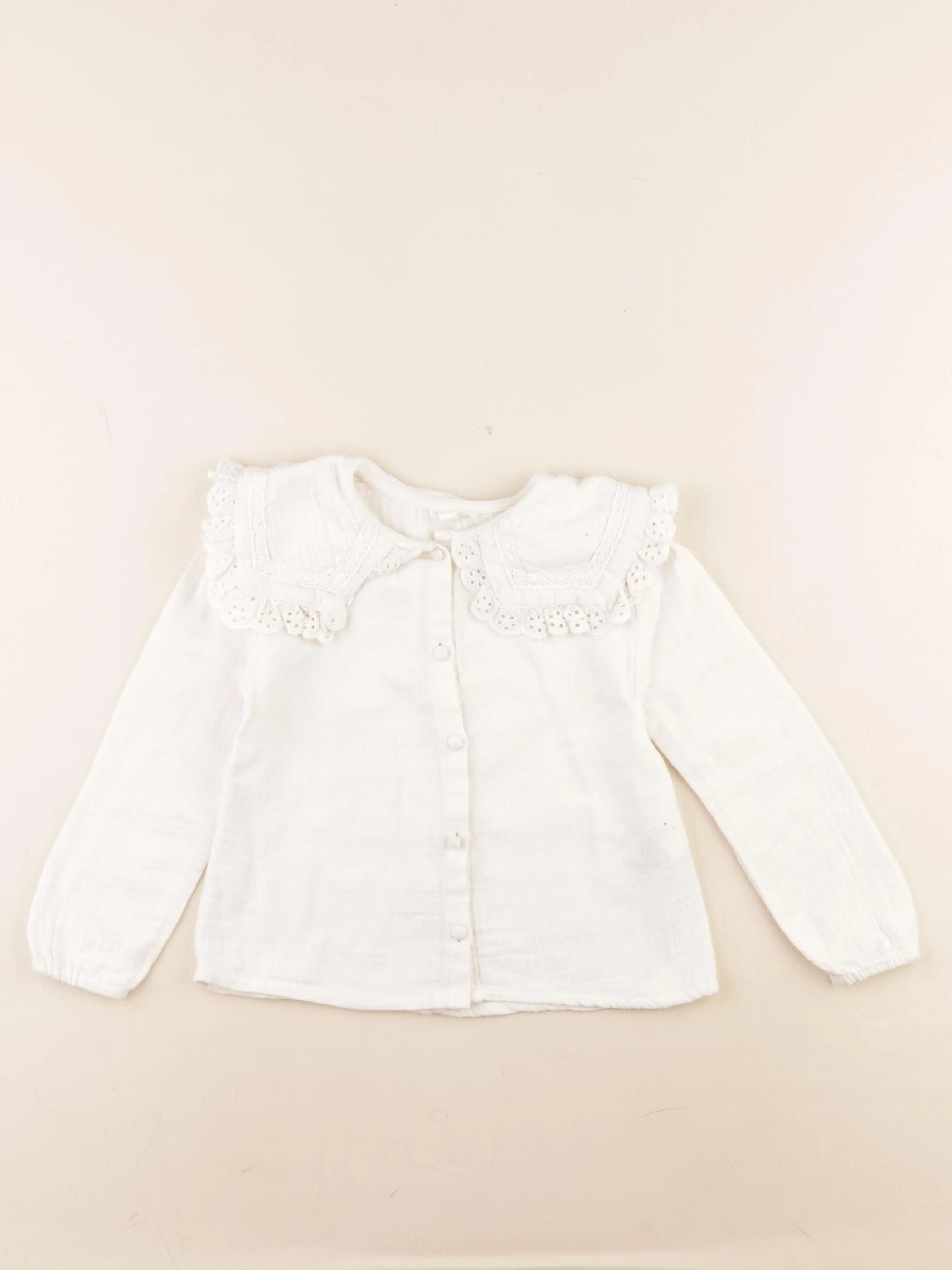 Vertbaudet - blouse blanc - 4 ans