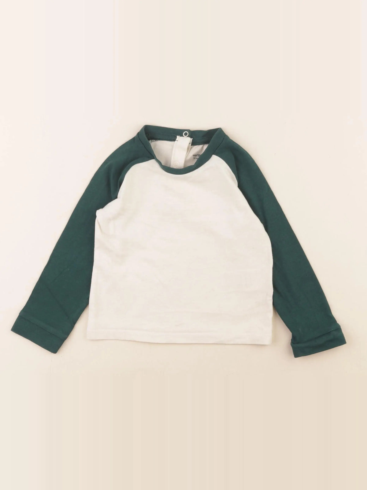 Vertbaudet - tee-shirt beige - 18 mois