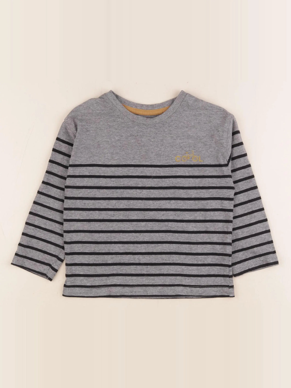 Vertbaudet - tee-shirt gris - 4 ans