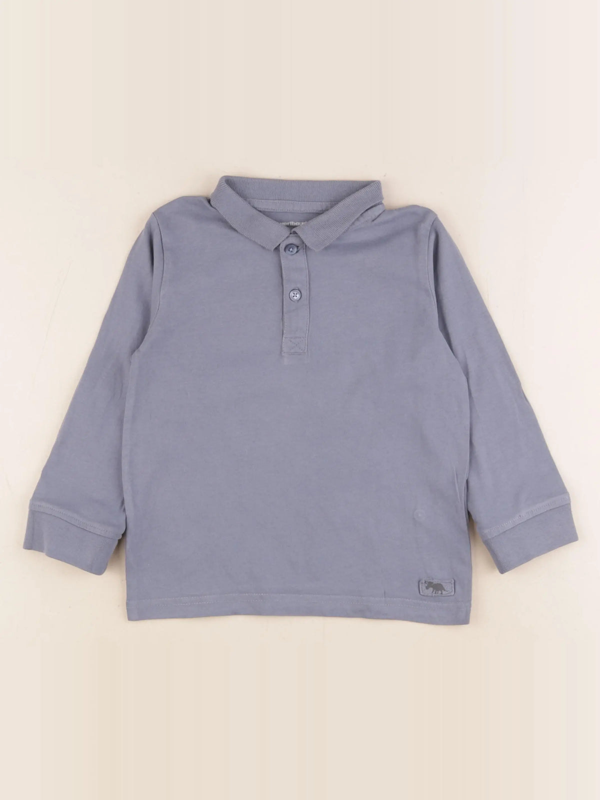 Vertbaudet - polo bleu - 4 ans