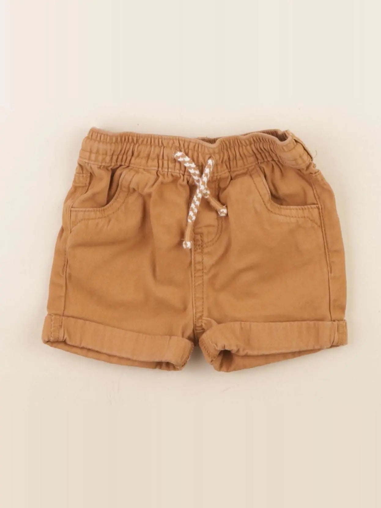 Vertbaudet - short marron - 6 mois