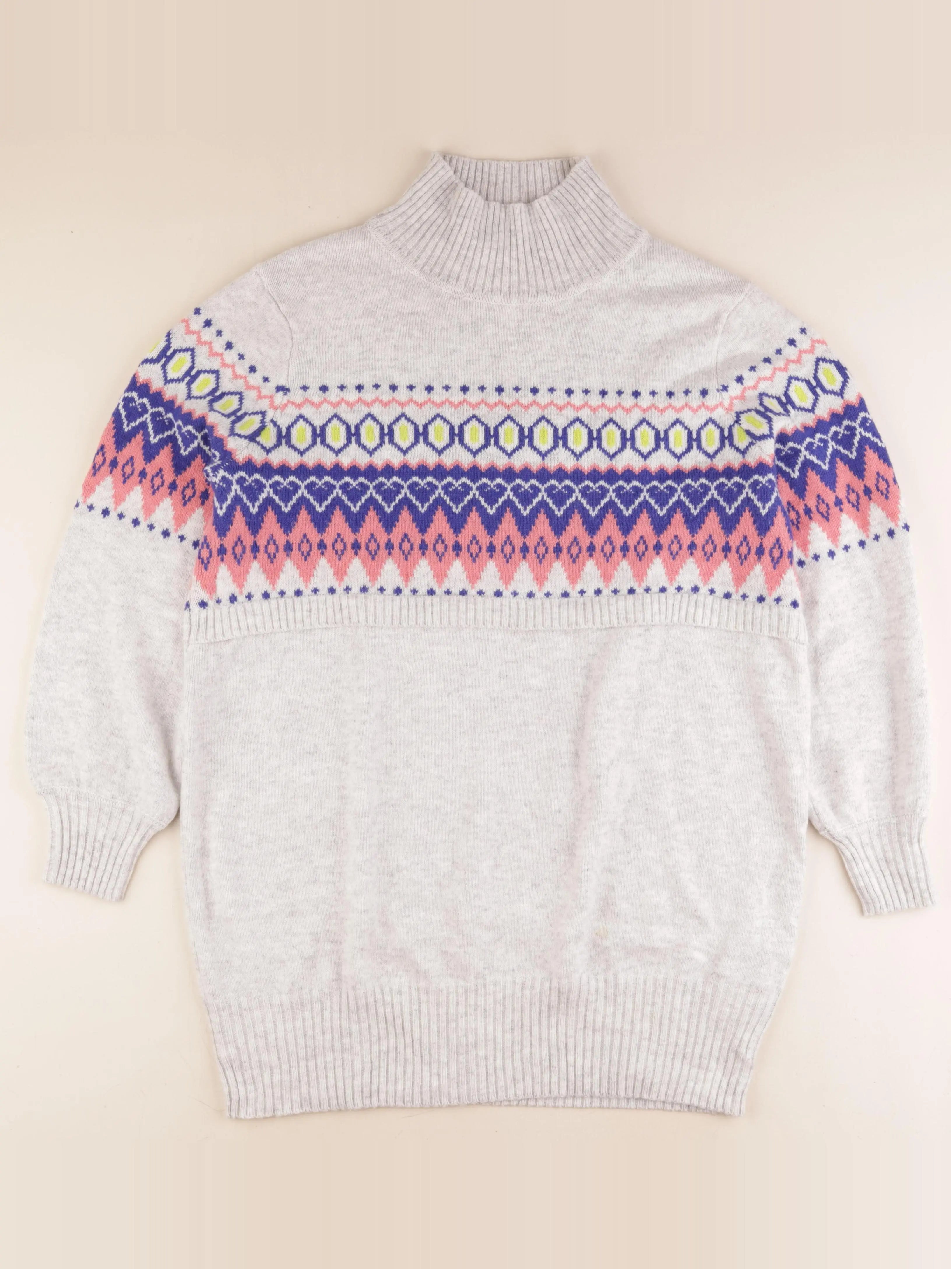 Seraphine - pull allaitement gris - 40 à 42