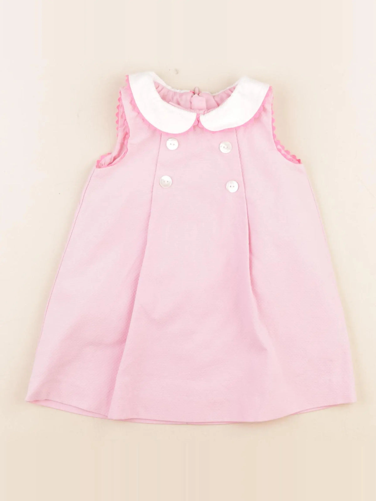 Jacadi - robe rose - 12 mois