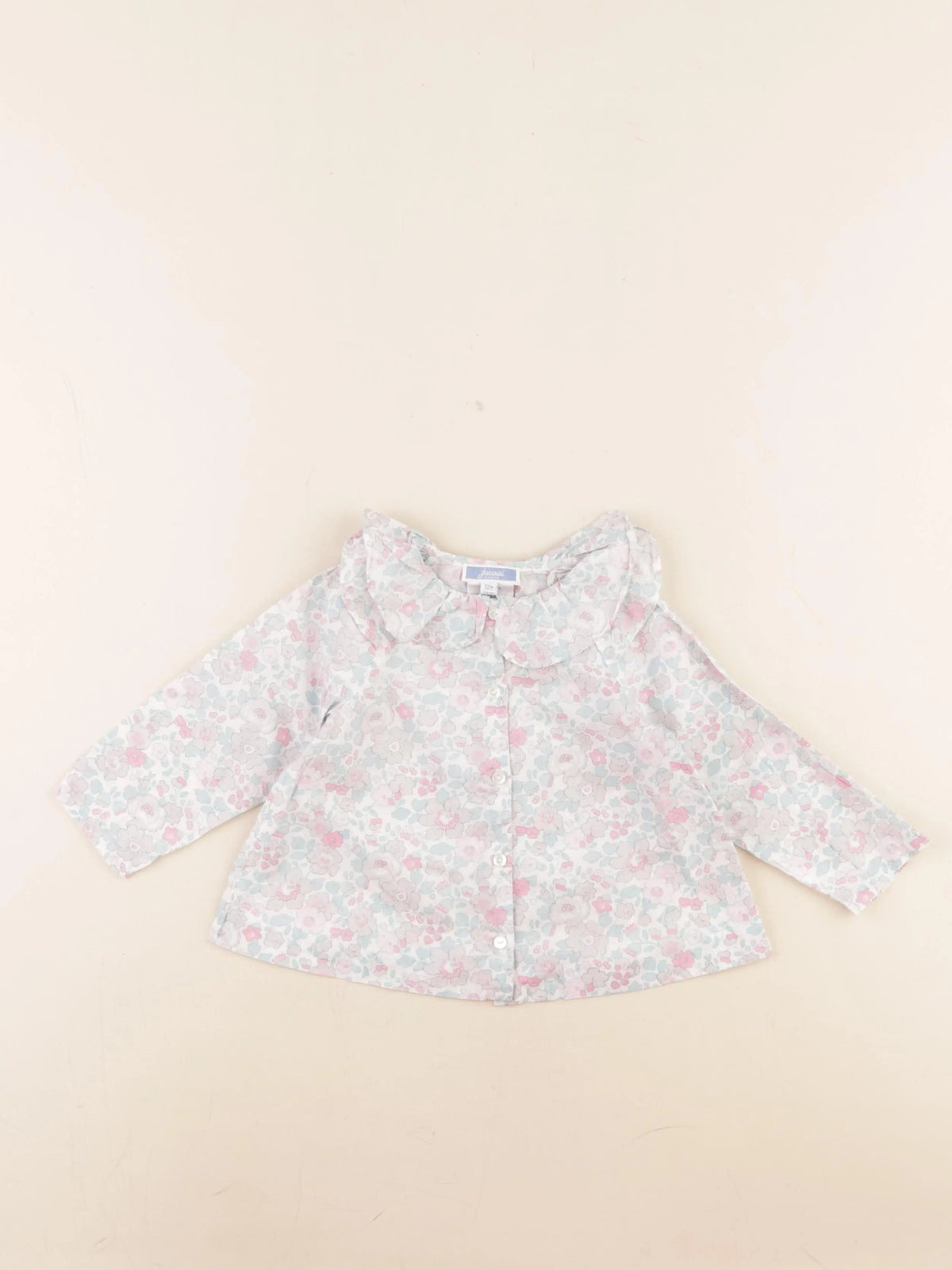 Jacadi - blouse liberty multicolore - 12 mois