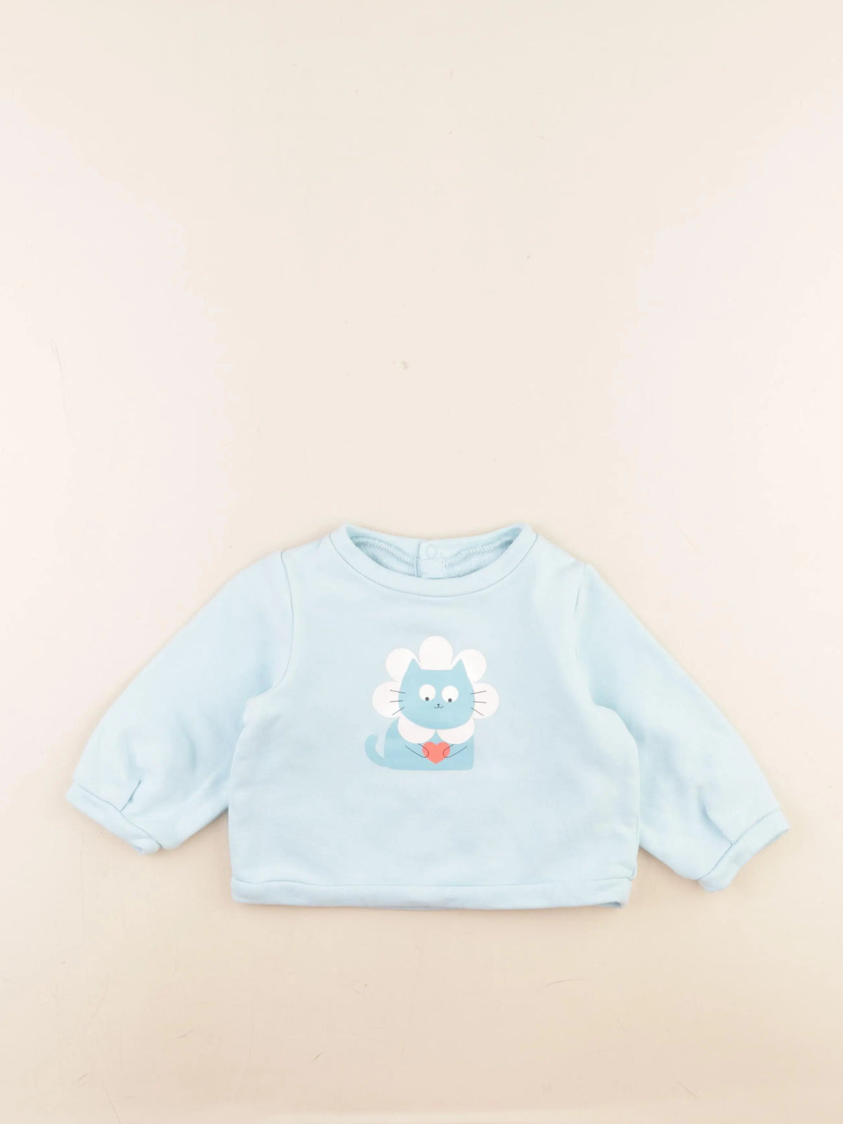 Jacadi - sweat bleu - 18 mois