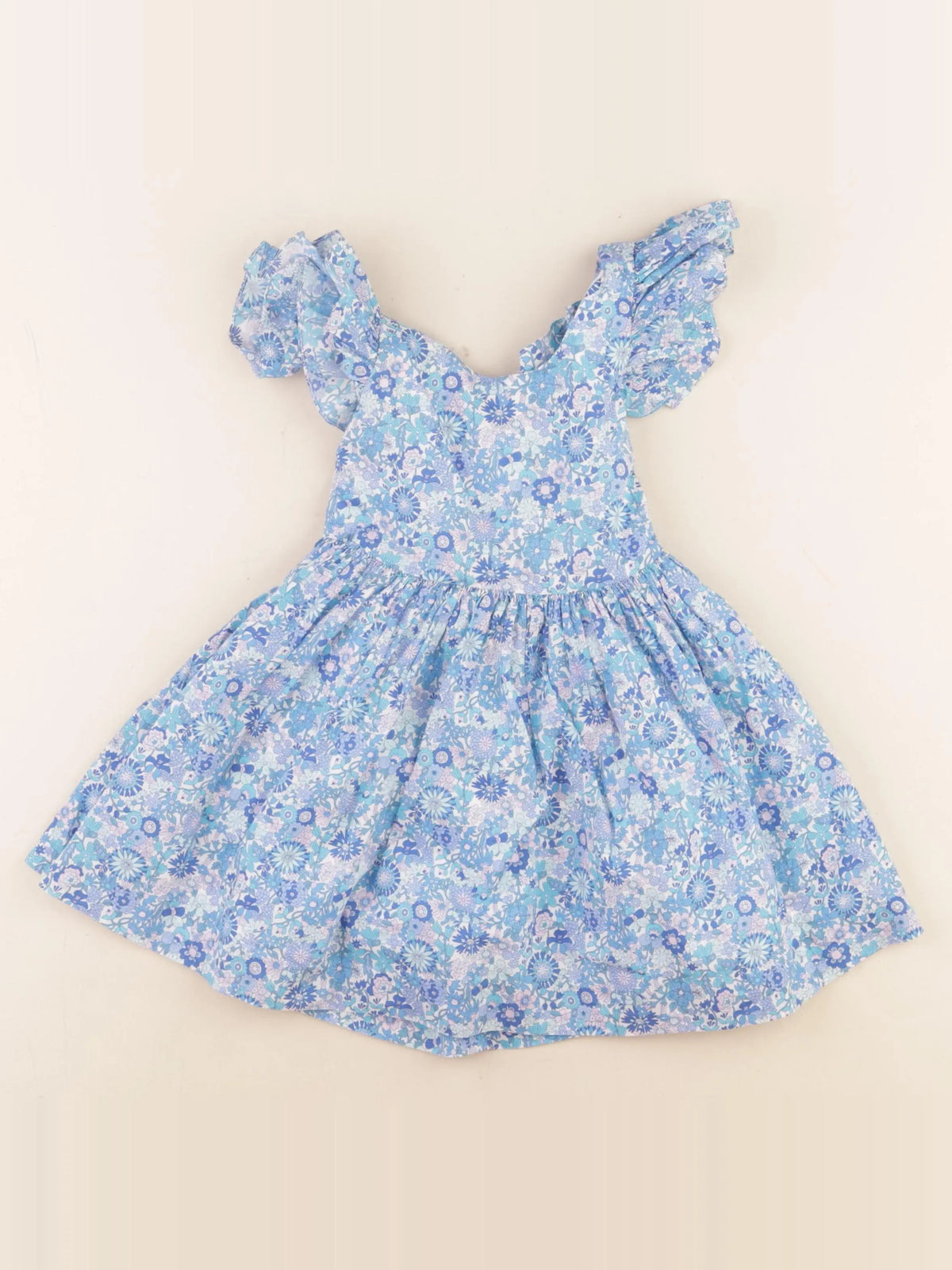 Jacadi - robe liberty bleu - 3 ans