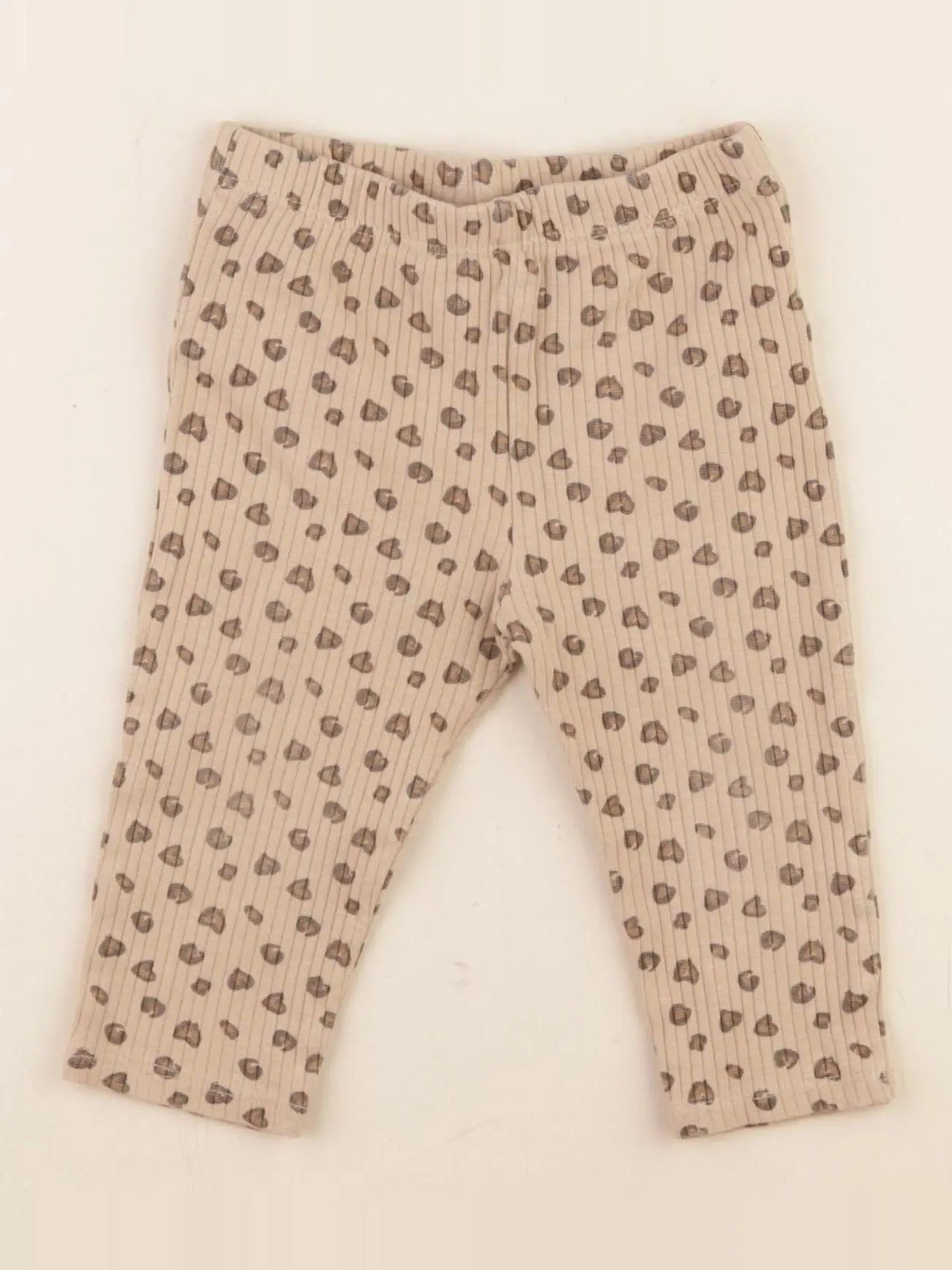 Vertbaudet - legging marron - 12 mois