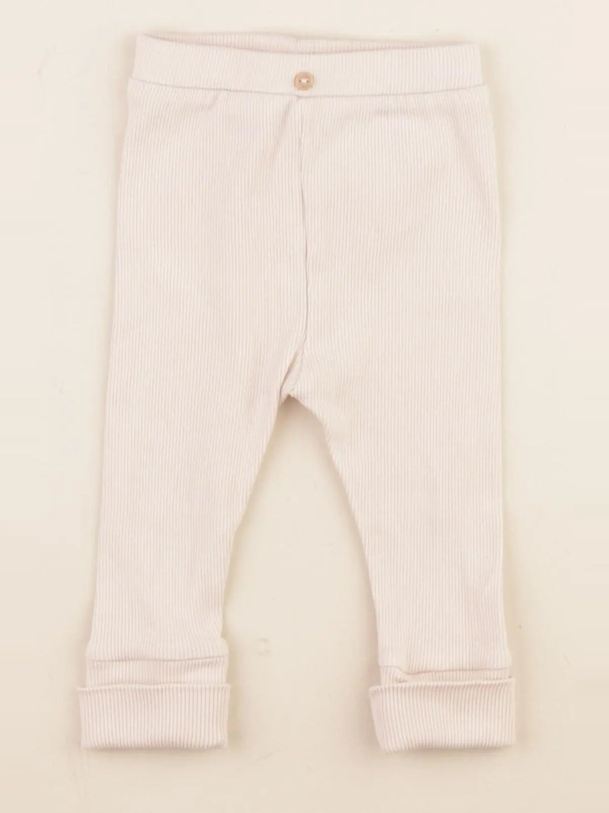 Vertbaudet - legging beige - 6 mois
