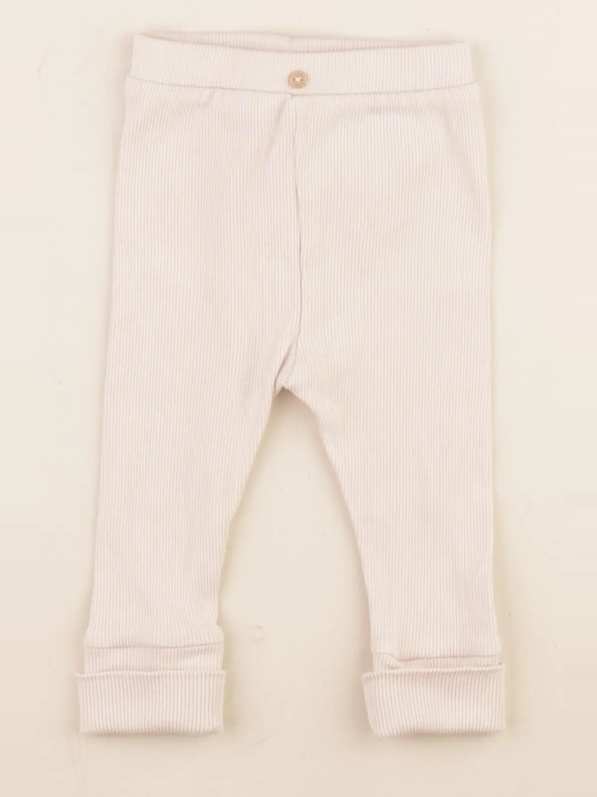 Vertbaudet - legging beige - 6 mois
