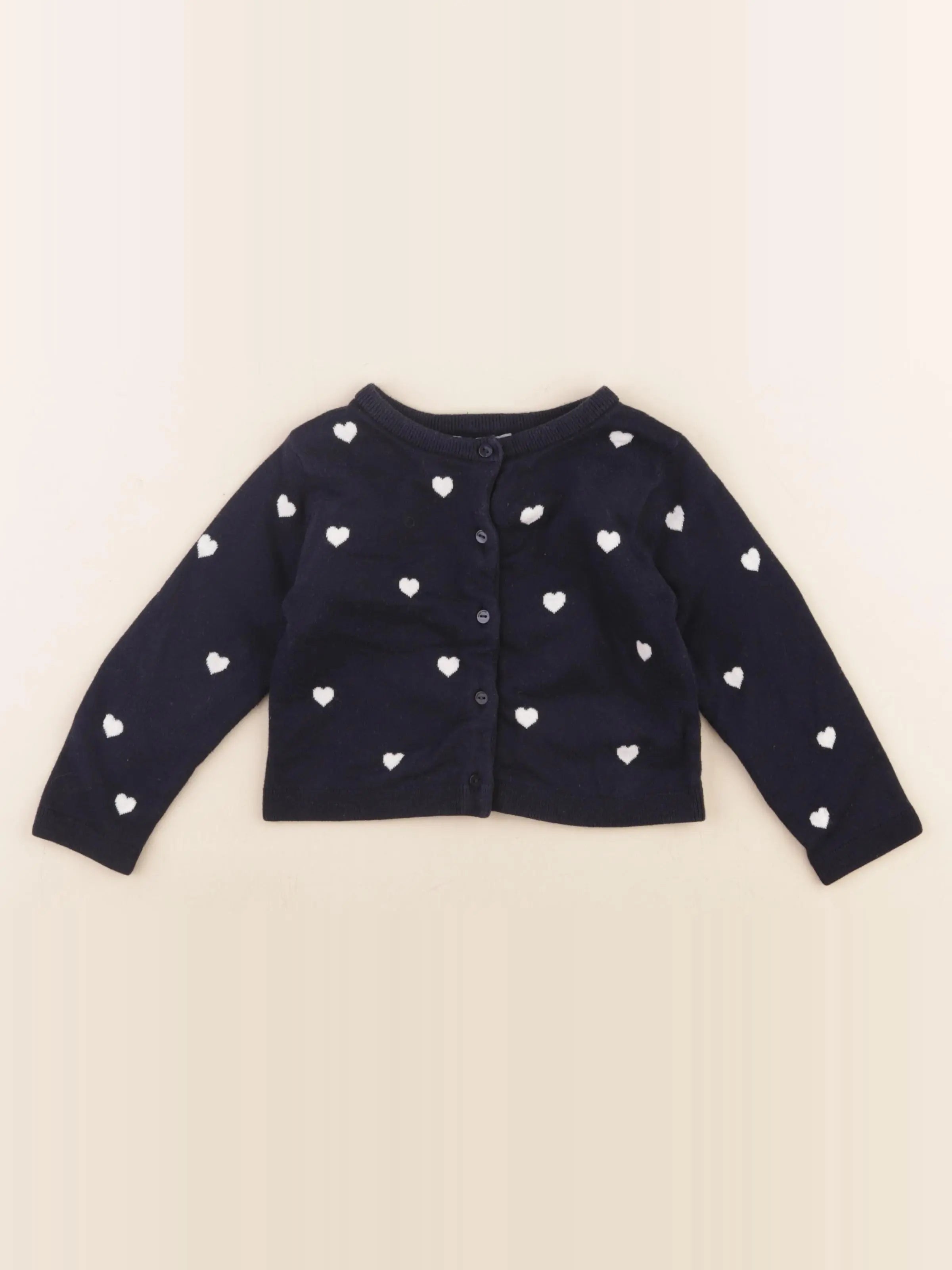 Jacadi - gilet bleu - 36 mois