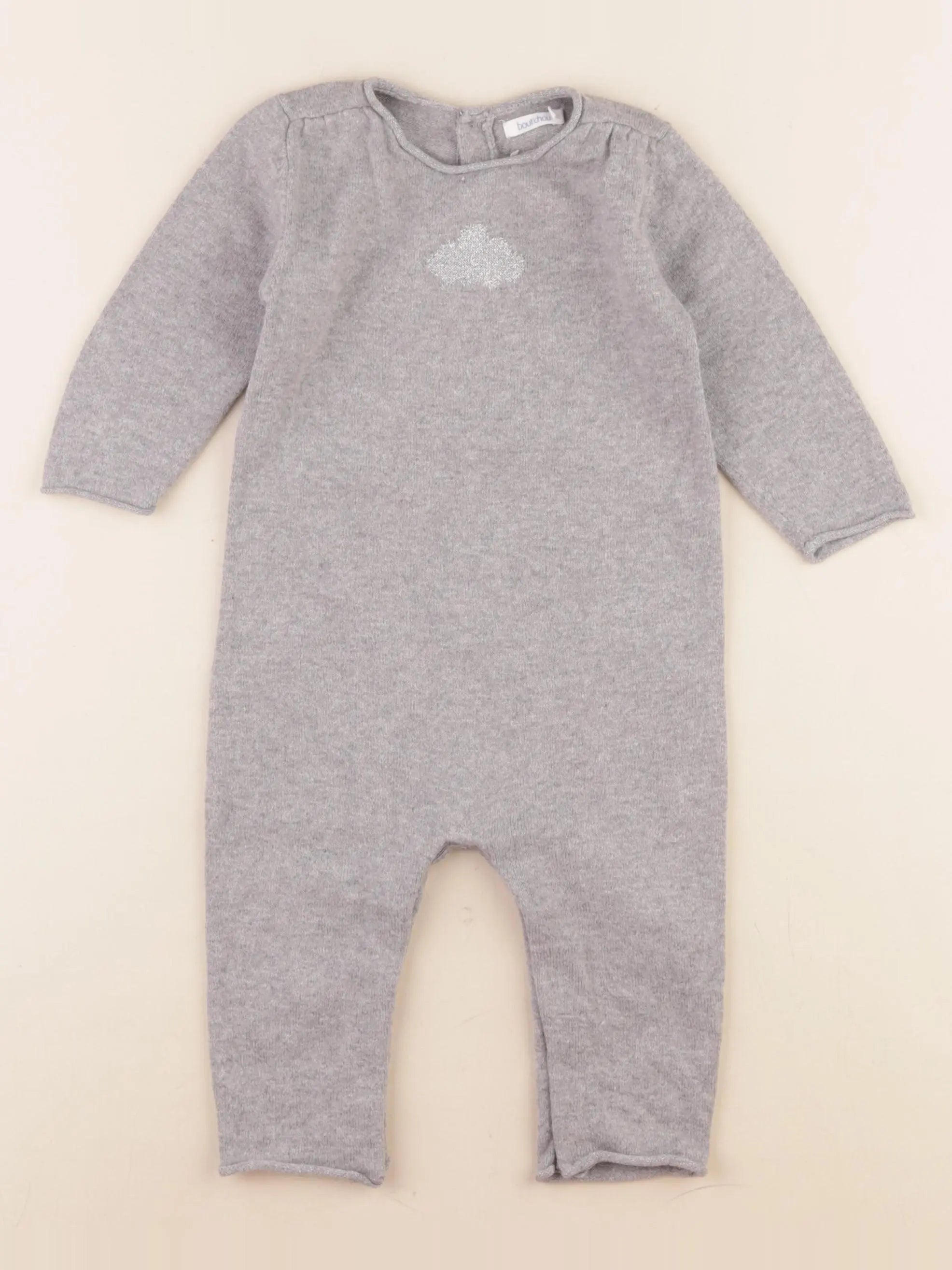 Boutchou - combinaison gris - 12 mois