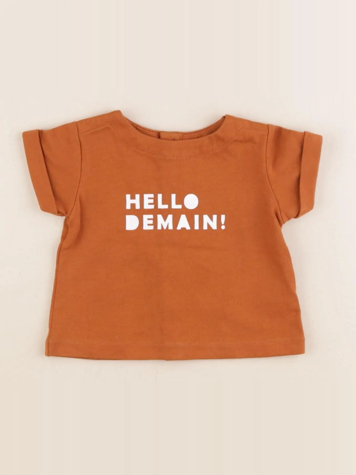Jacadi - tee-shirt marron - 3 mois
