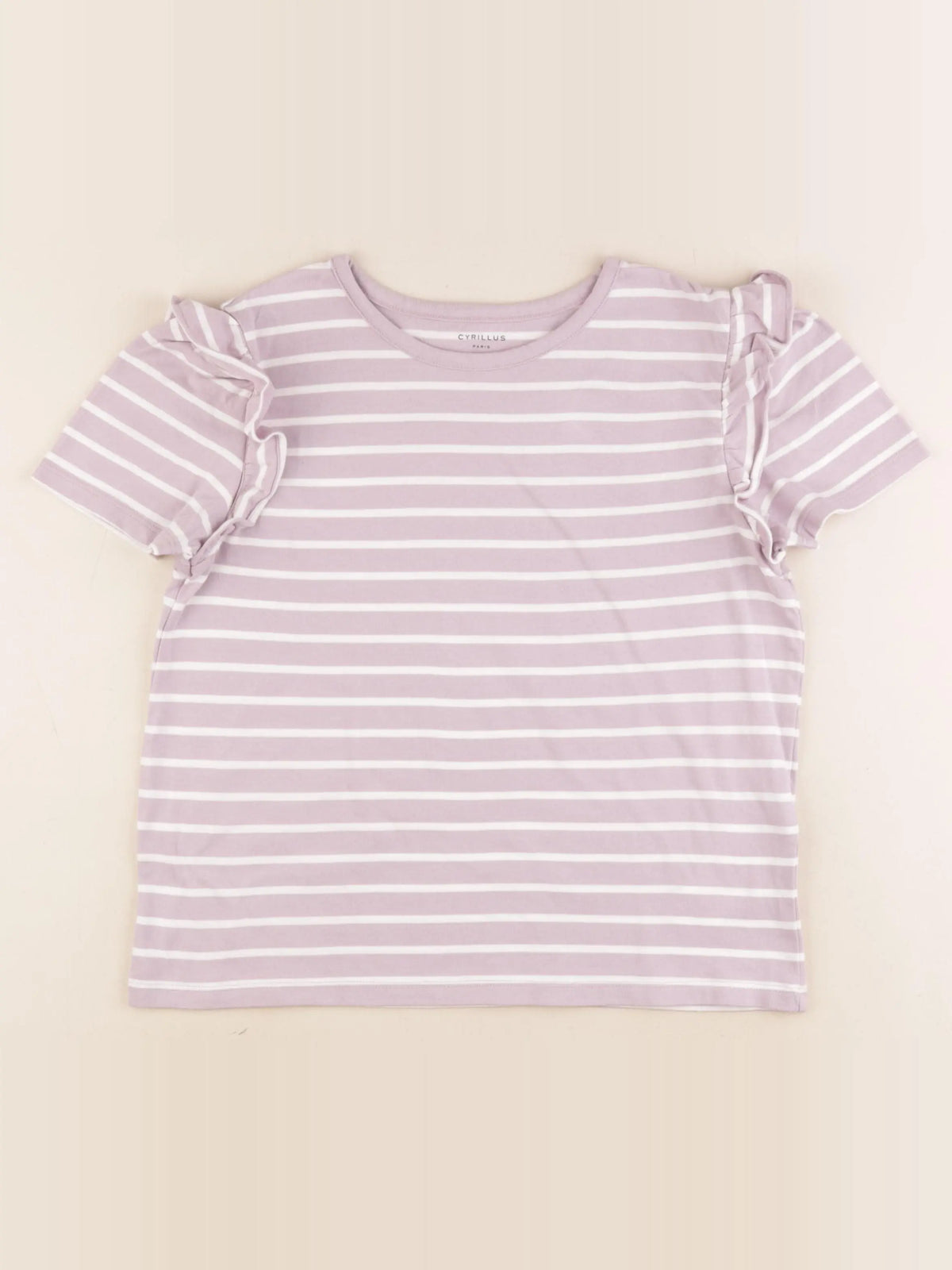 Cyrillus - tee-shirt violet - 12 ans