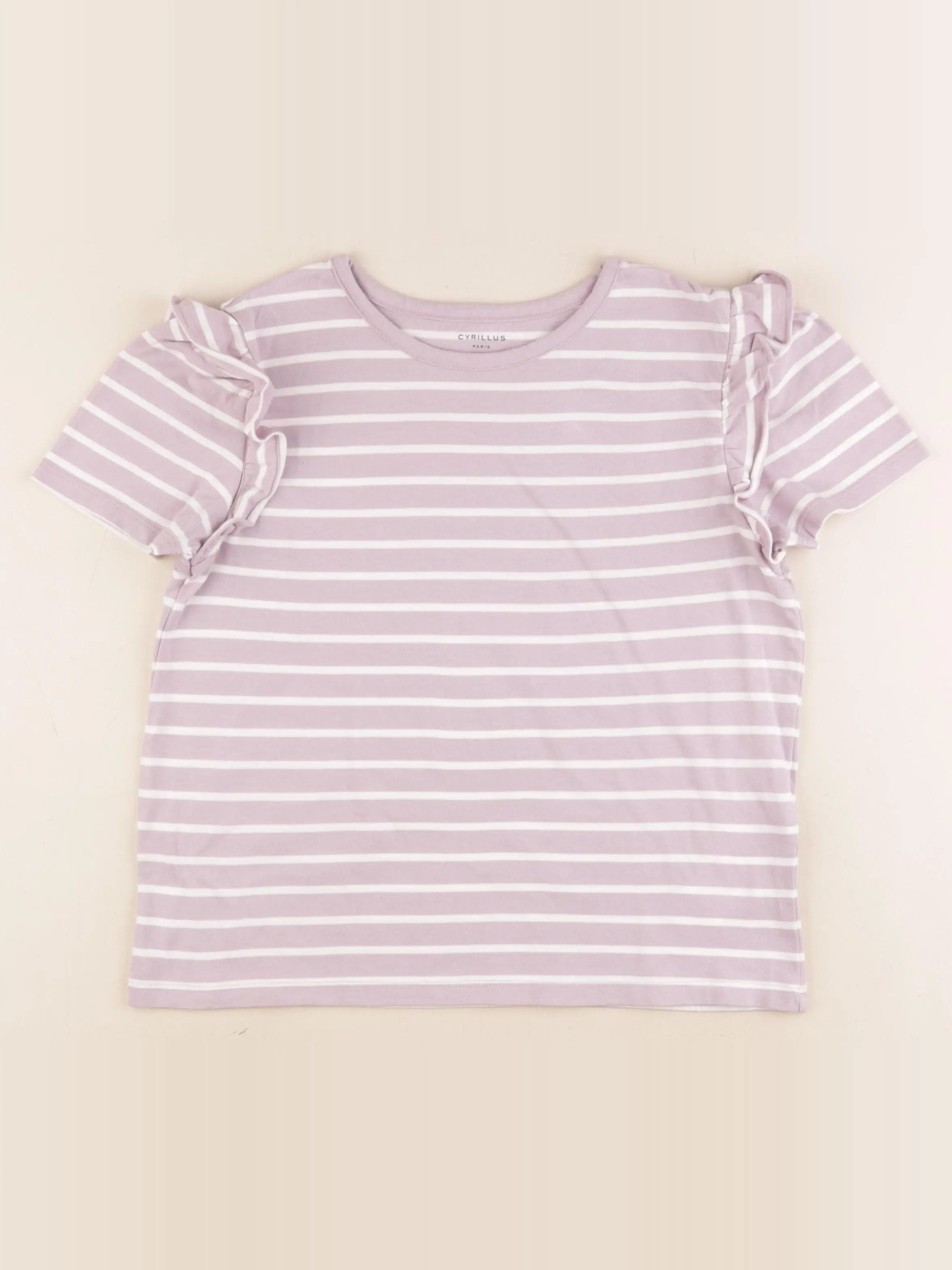 Cyrillus - tee-shirt violet - 12 ans