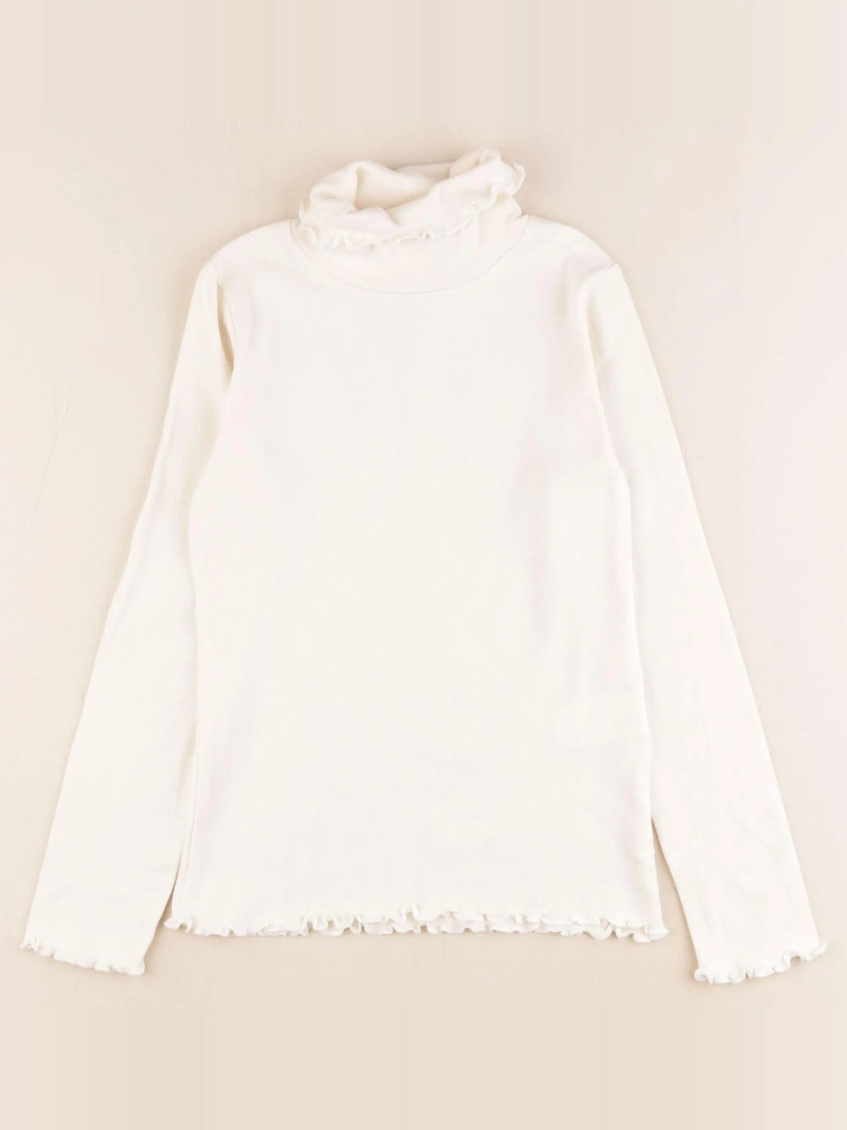 Cyrillus - sous-pull beige - 8 ans